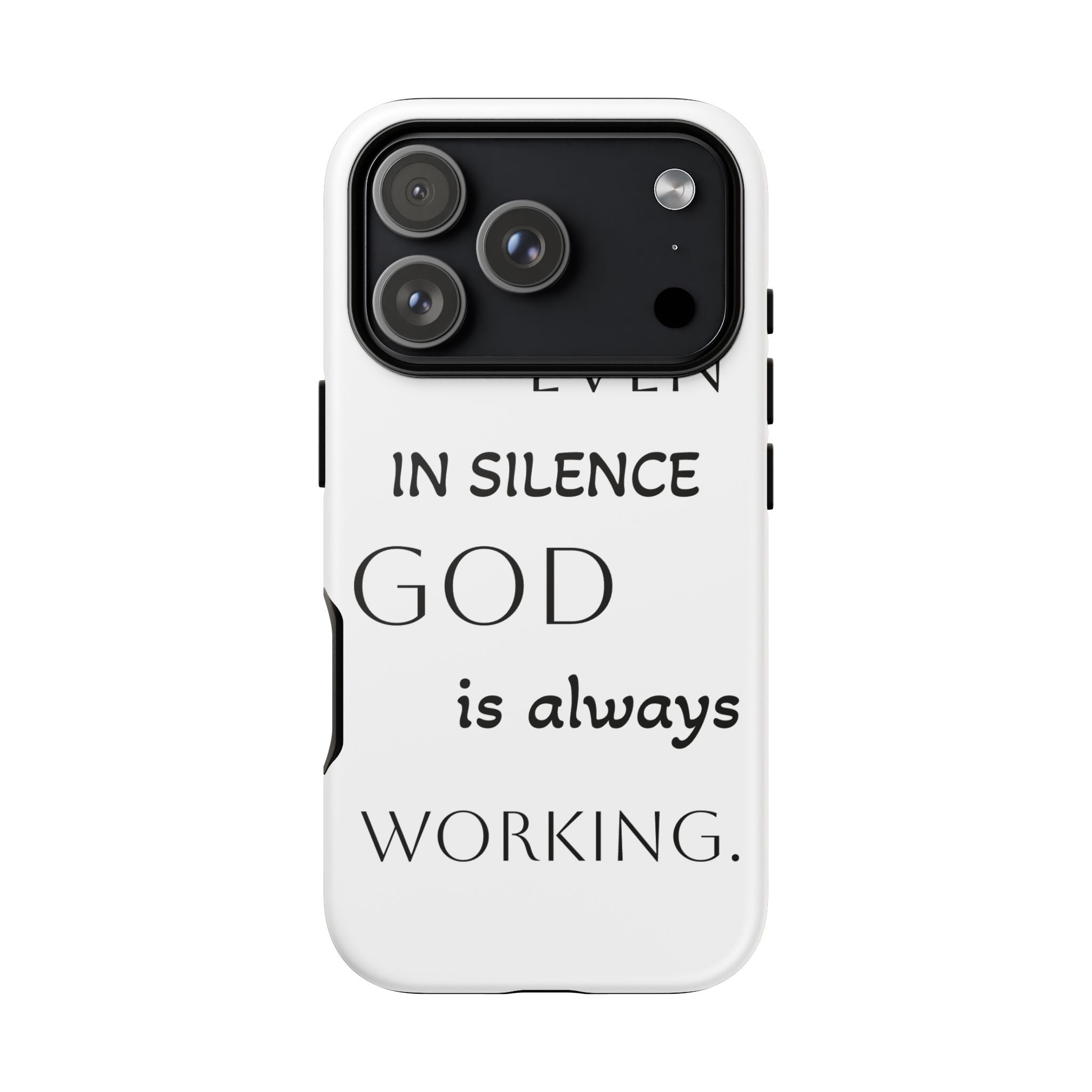 Even In Silence Phone Case