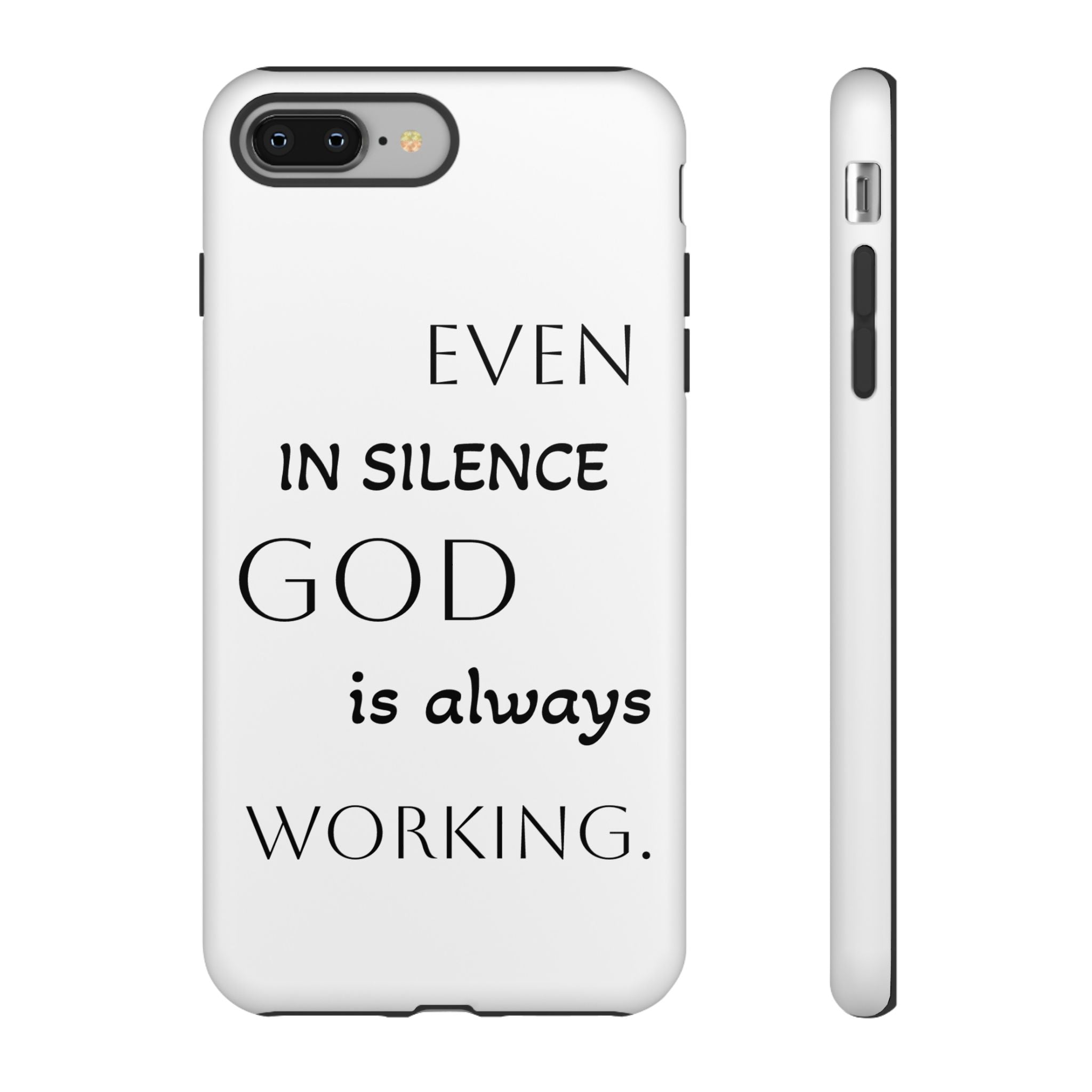Even In Silence Phone Case