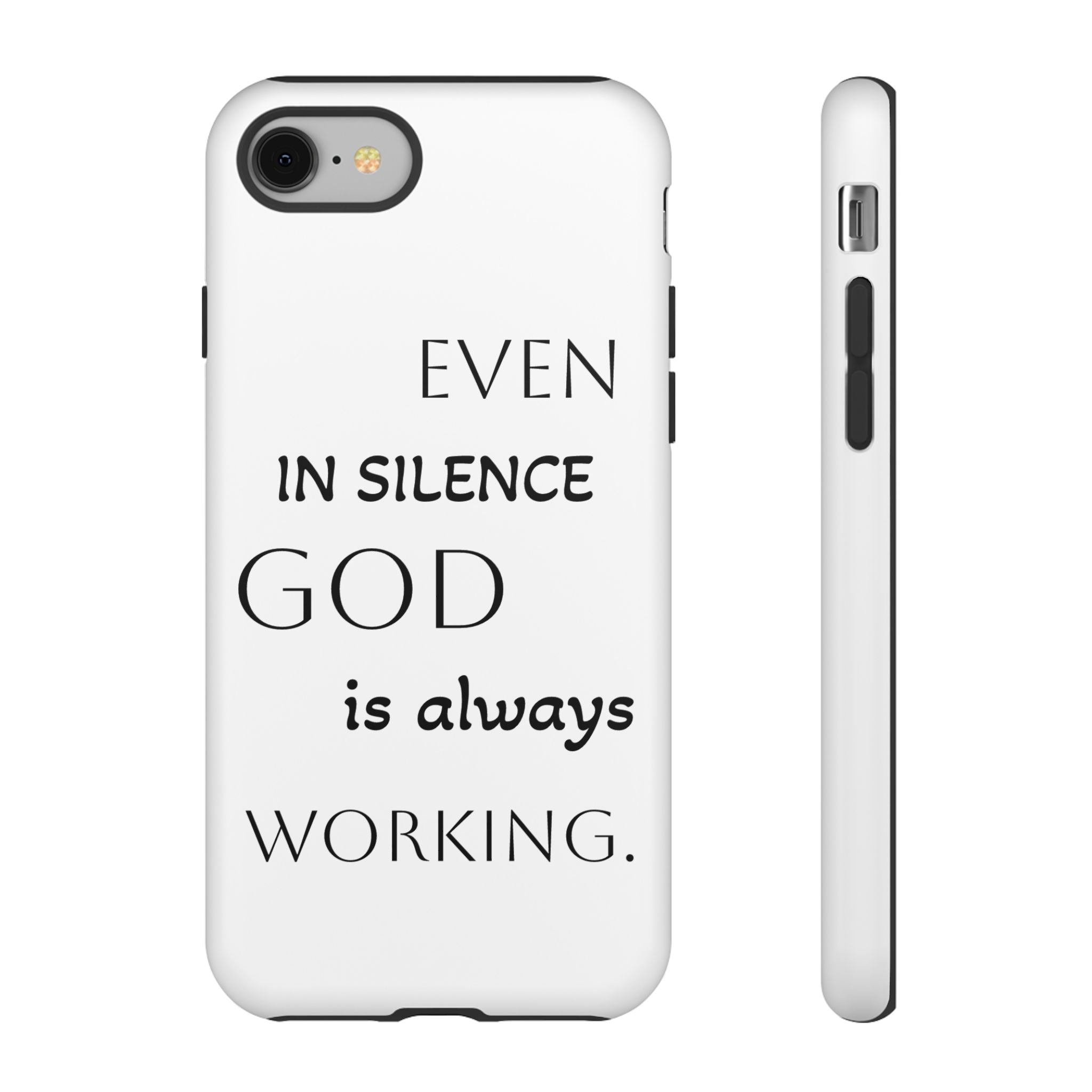 Even In Silence Phone Case