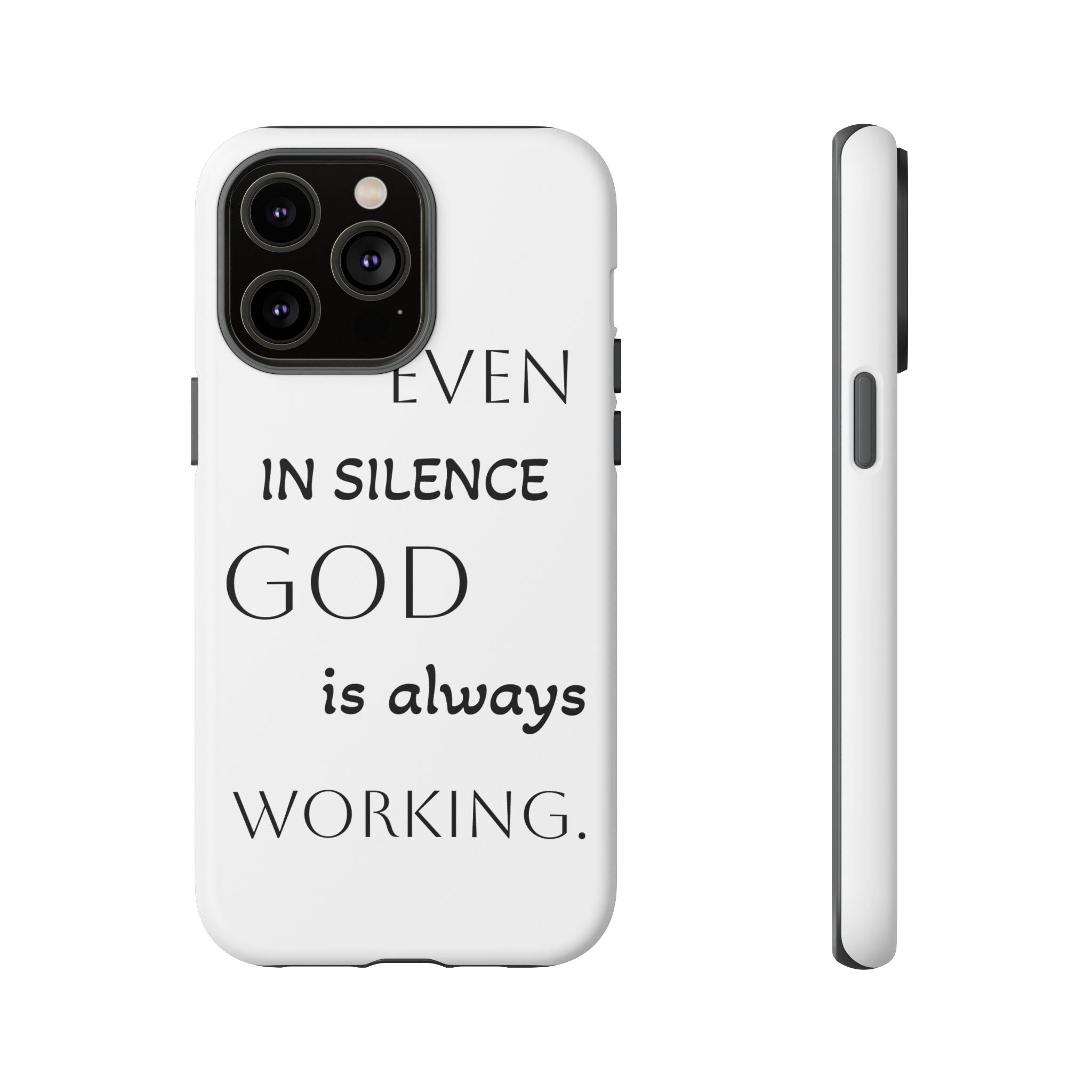Even In Silence Phone Case