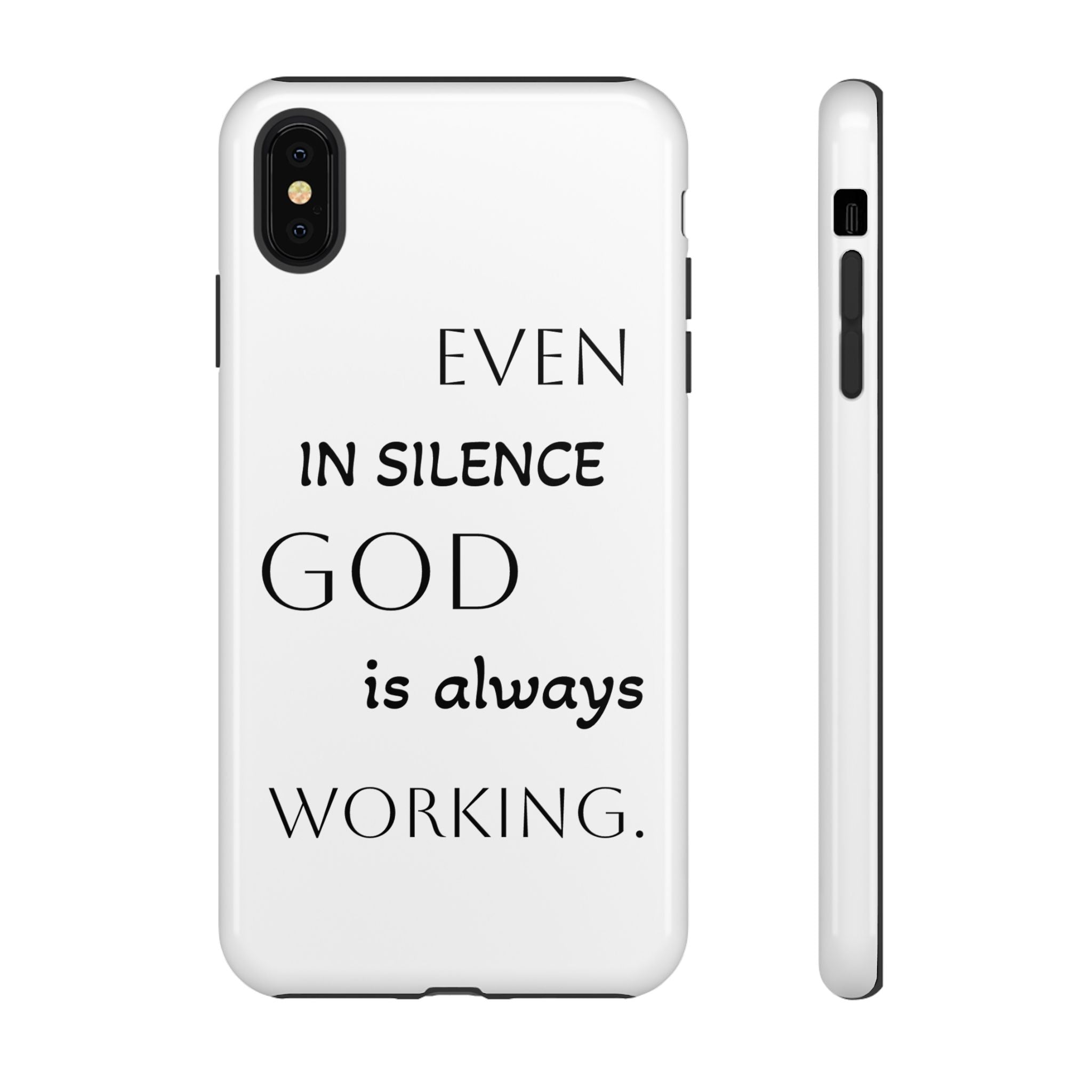 Even In Silence Phone Case