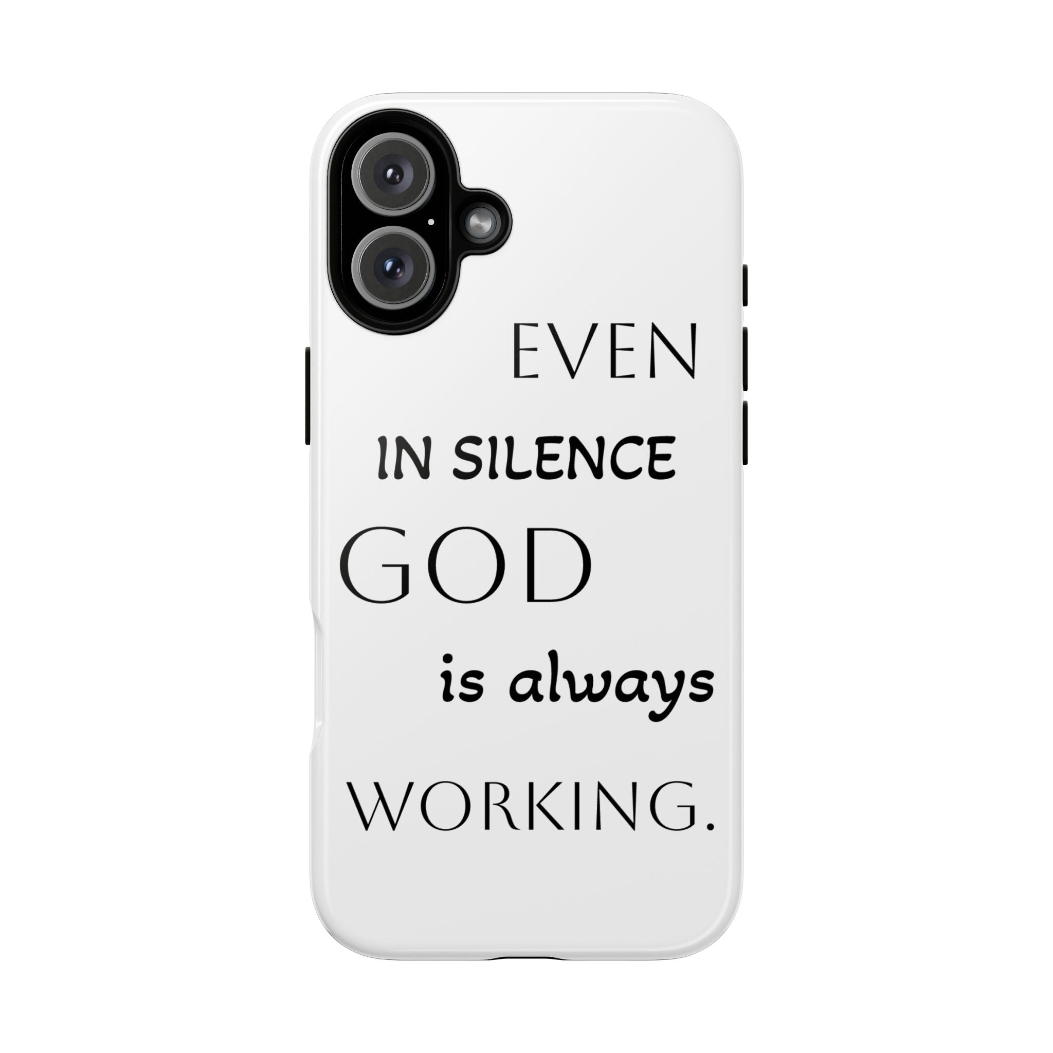Even In Silence Phone Case