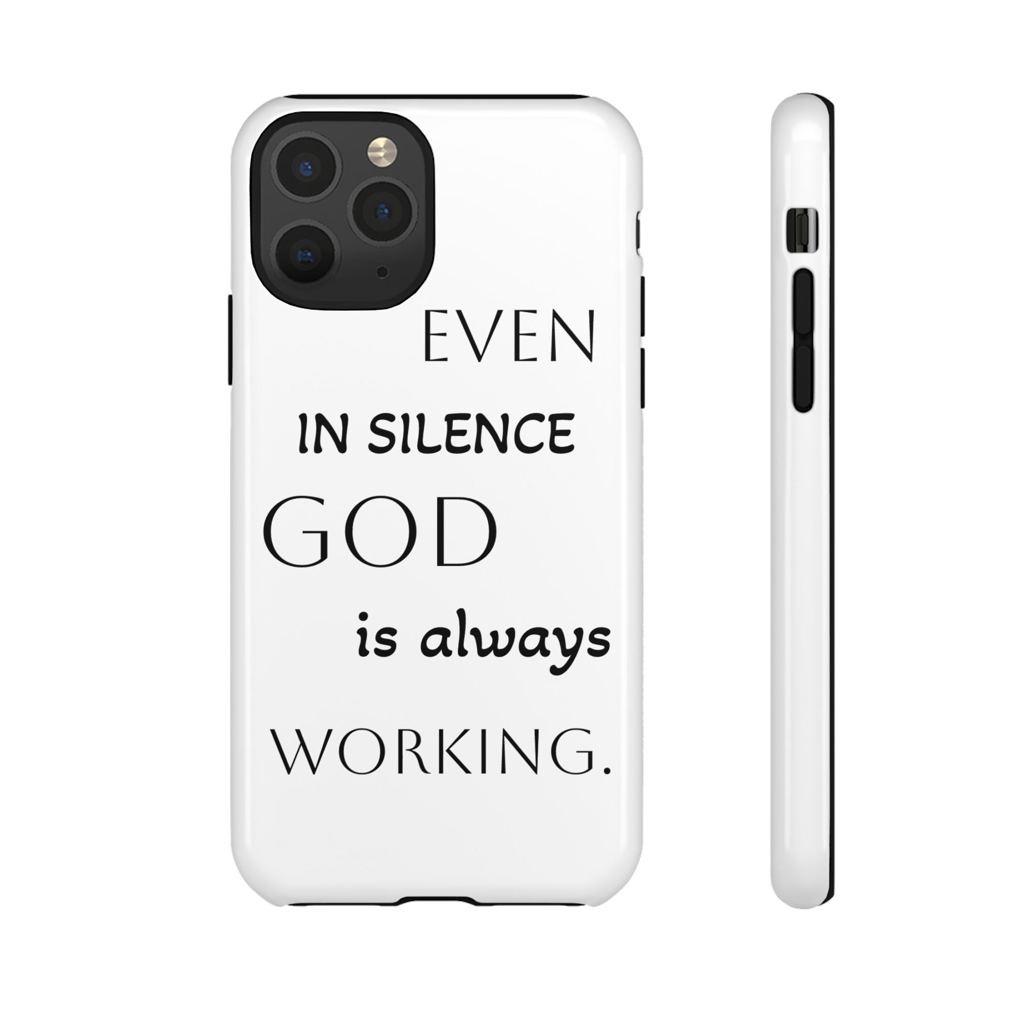 Even In Silence Phone Case