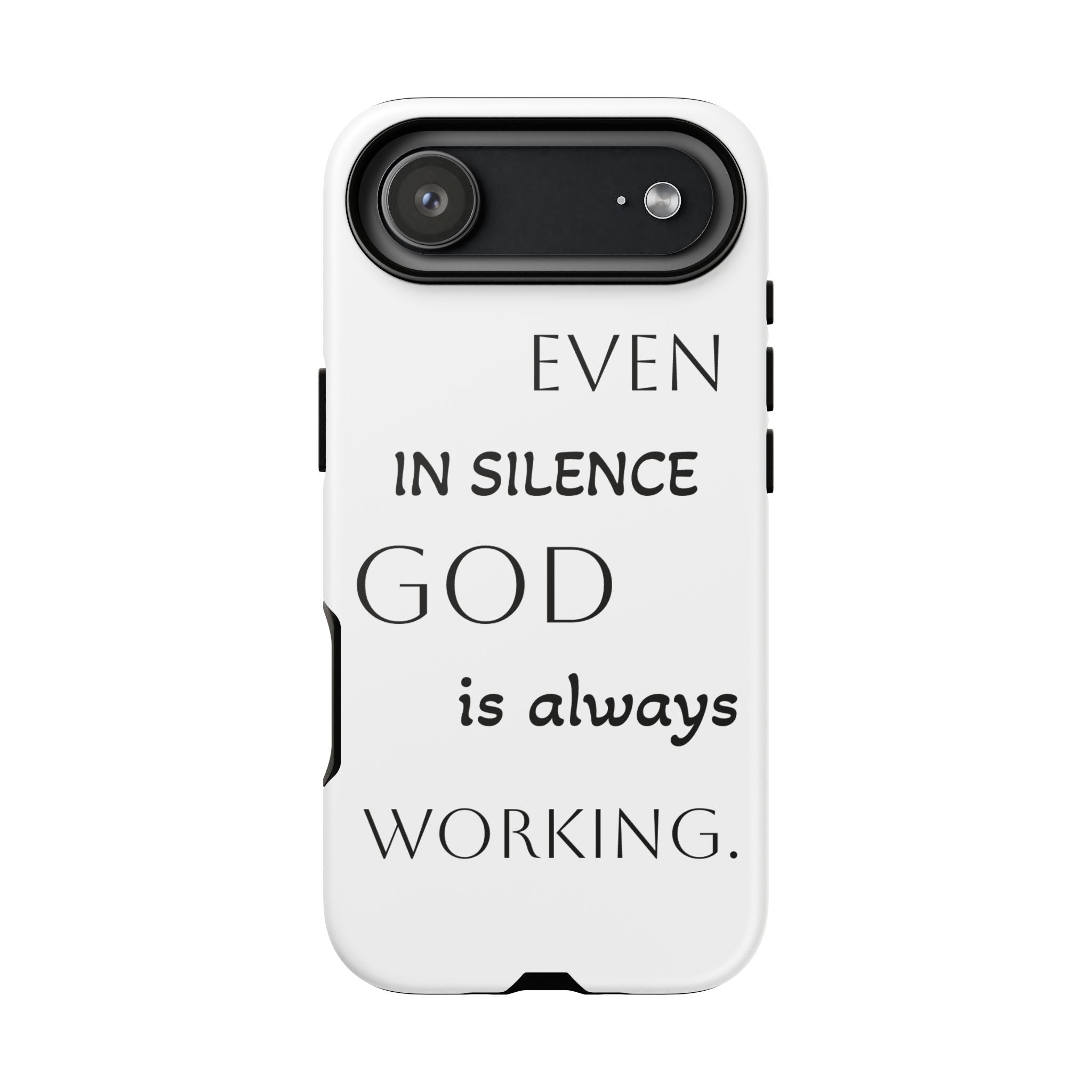 Even In Silence Phone Case