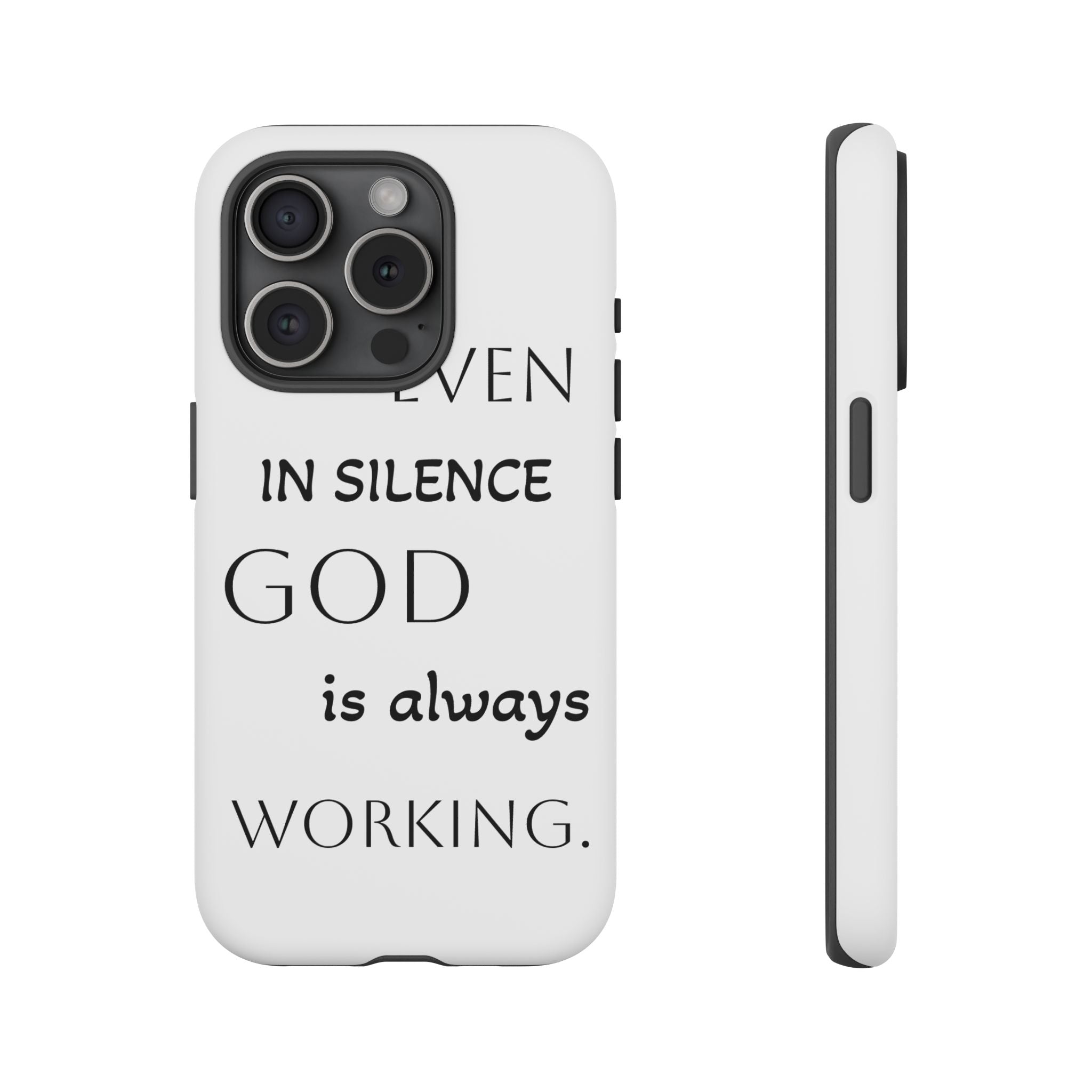 Even In Silence Phone Case