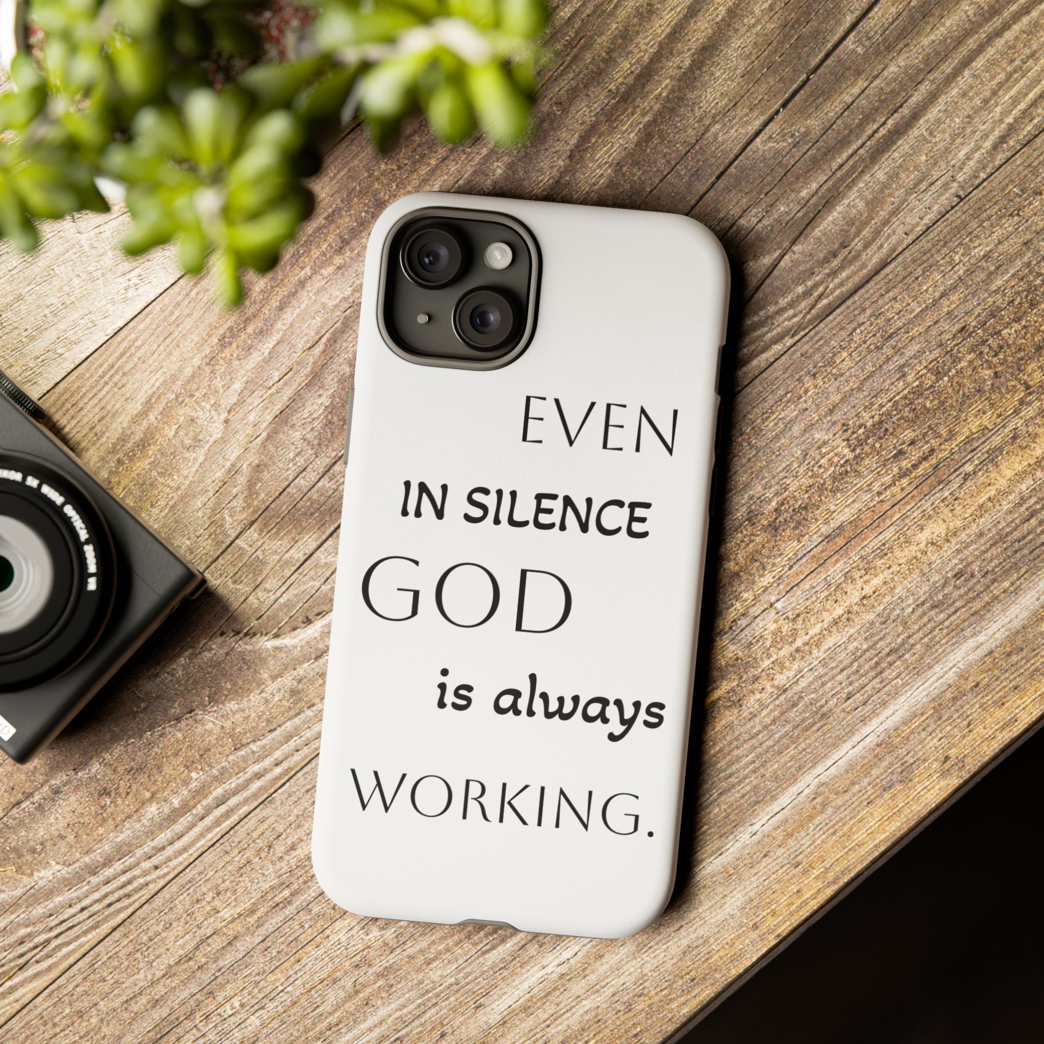 Even In Silence Phone Case