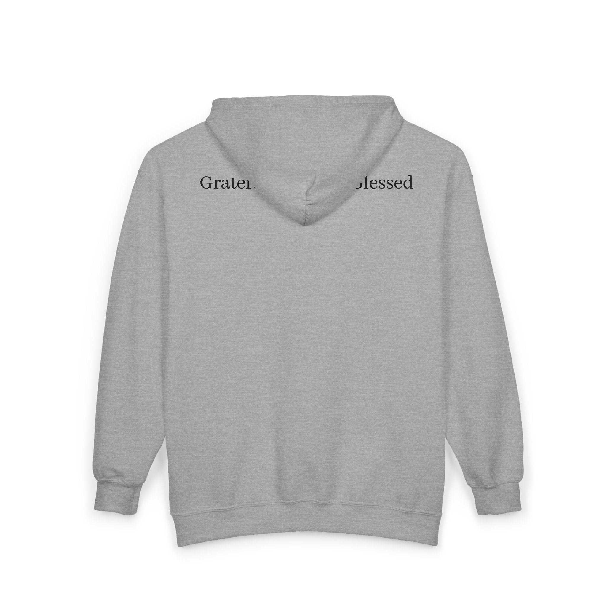 Grateful, Thankful, Blessed Zip Up Brand Hoodie