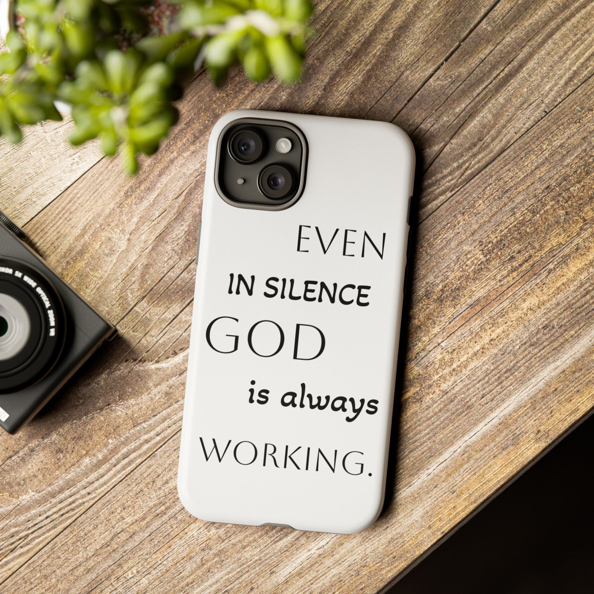 Even In Silence Phone Case