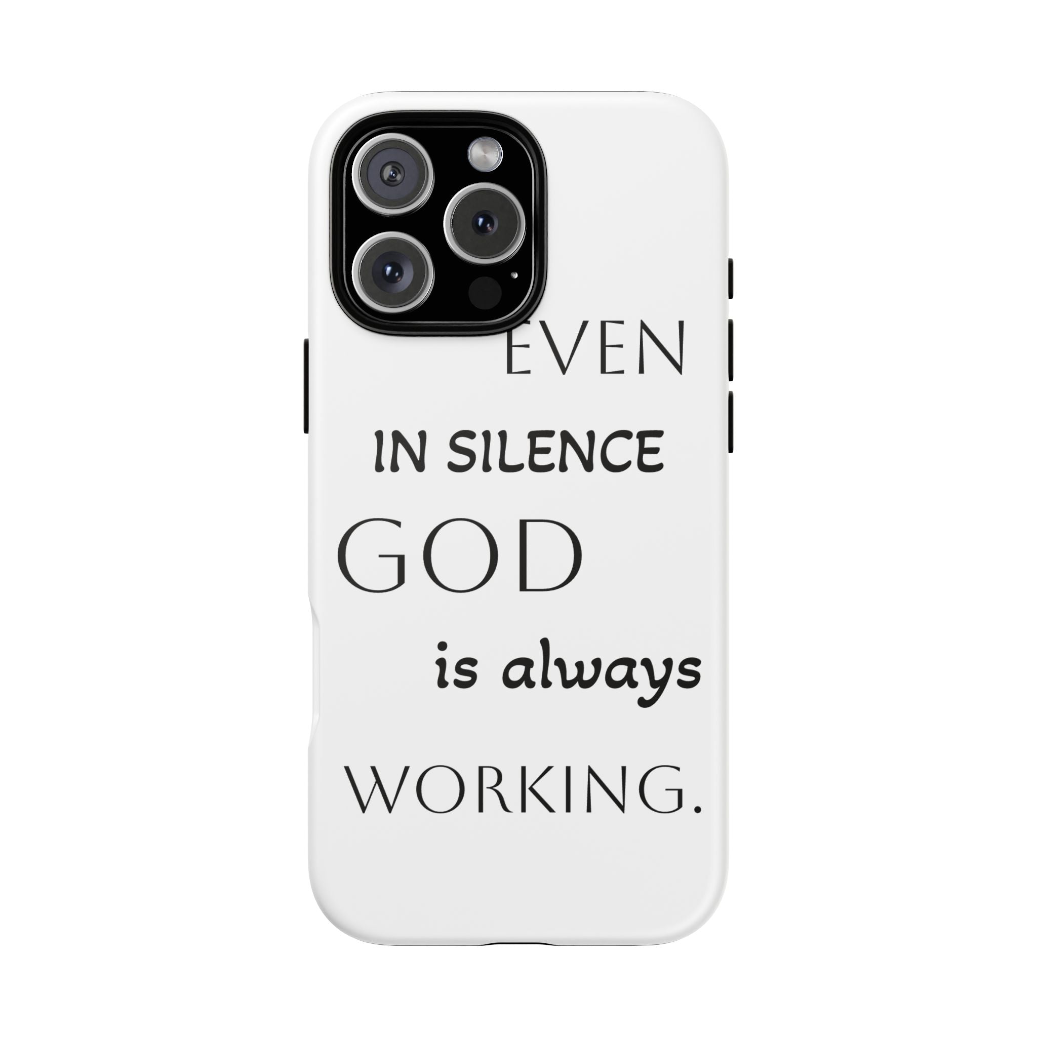 Even In Silence Phone Case