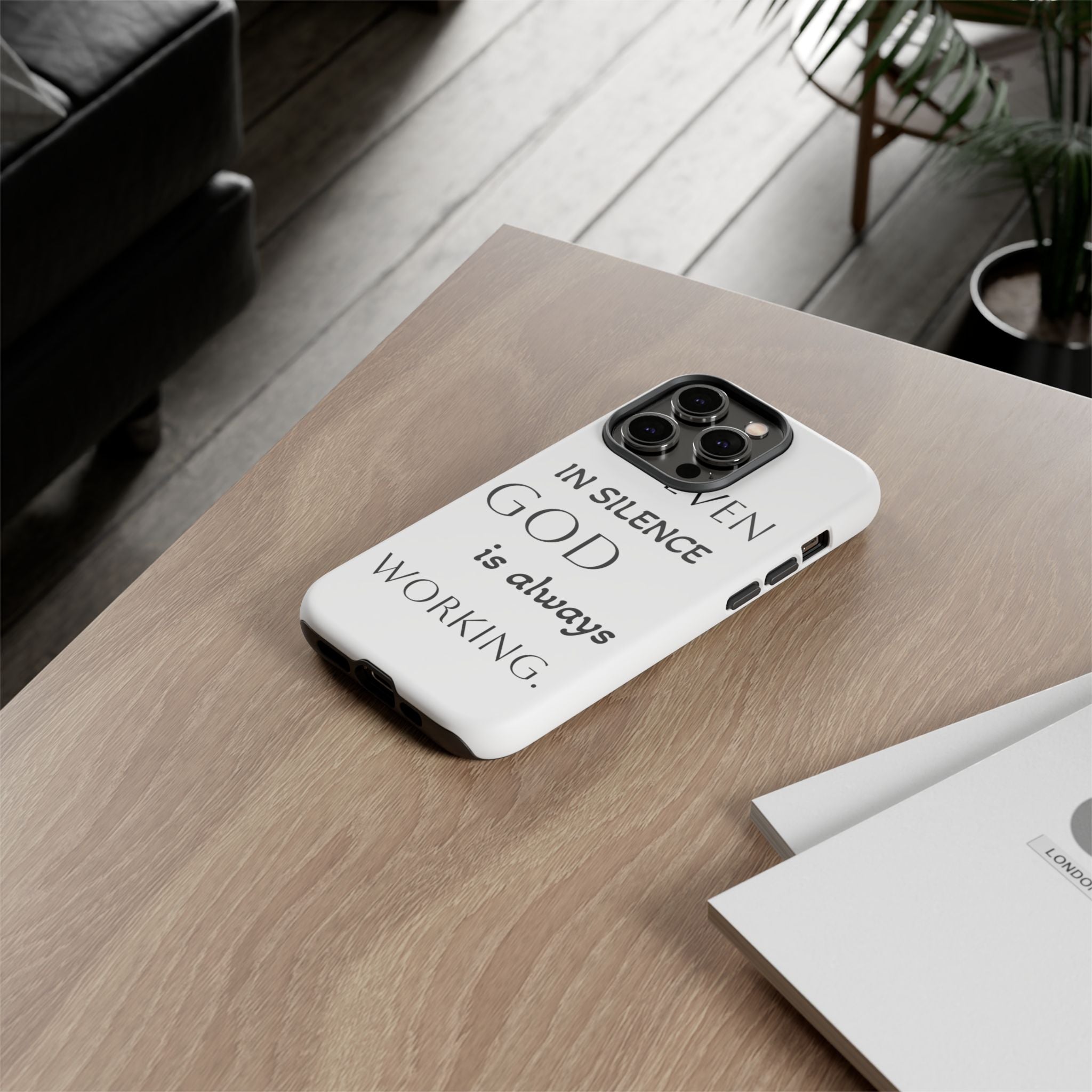 Even In Silence Phone Case