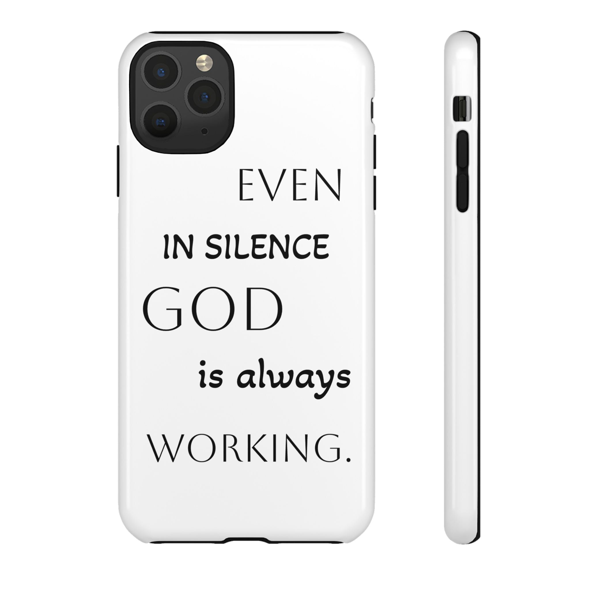 Even In Silence Phone Case