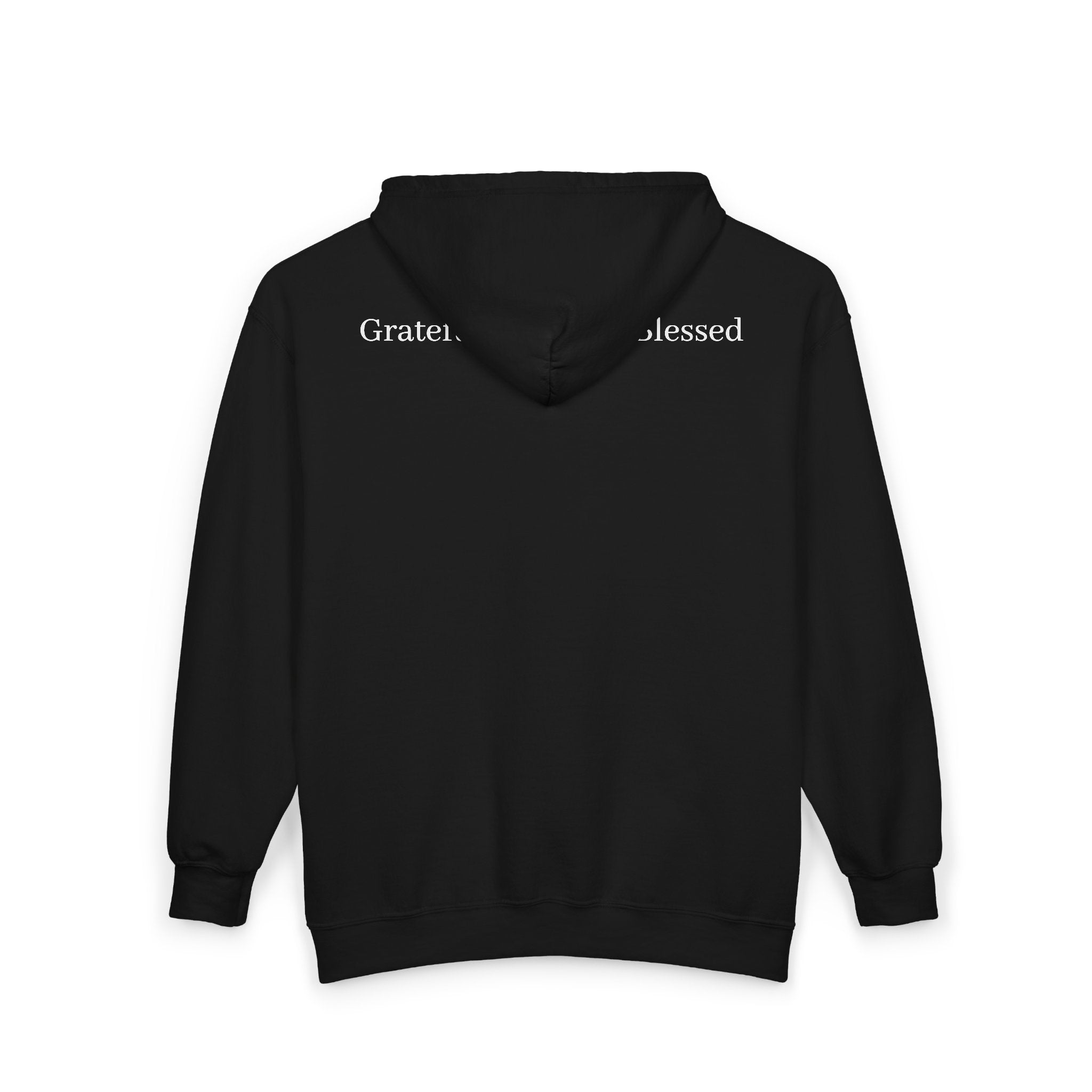 Grateful, Thankful, Blessed Zip Up Brand Hoodie