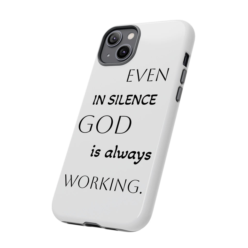 Even In Silence Phone Case