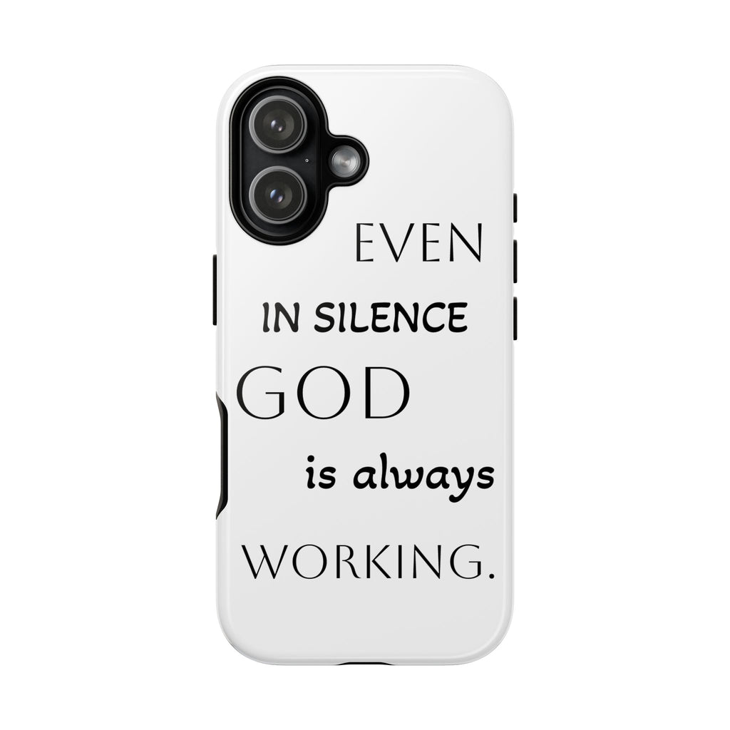 Even In Silence Phone Case
