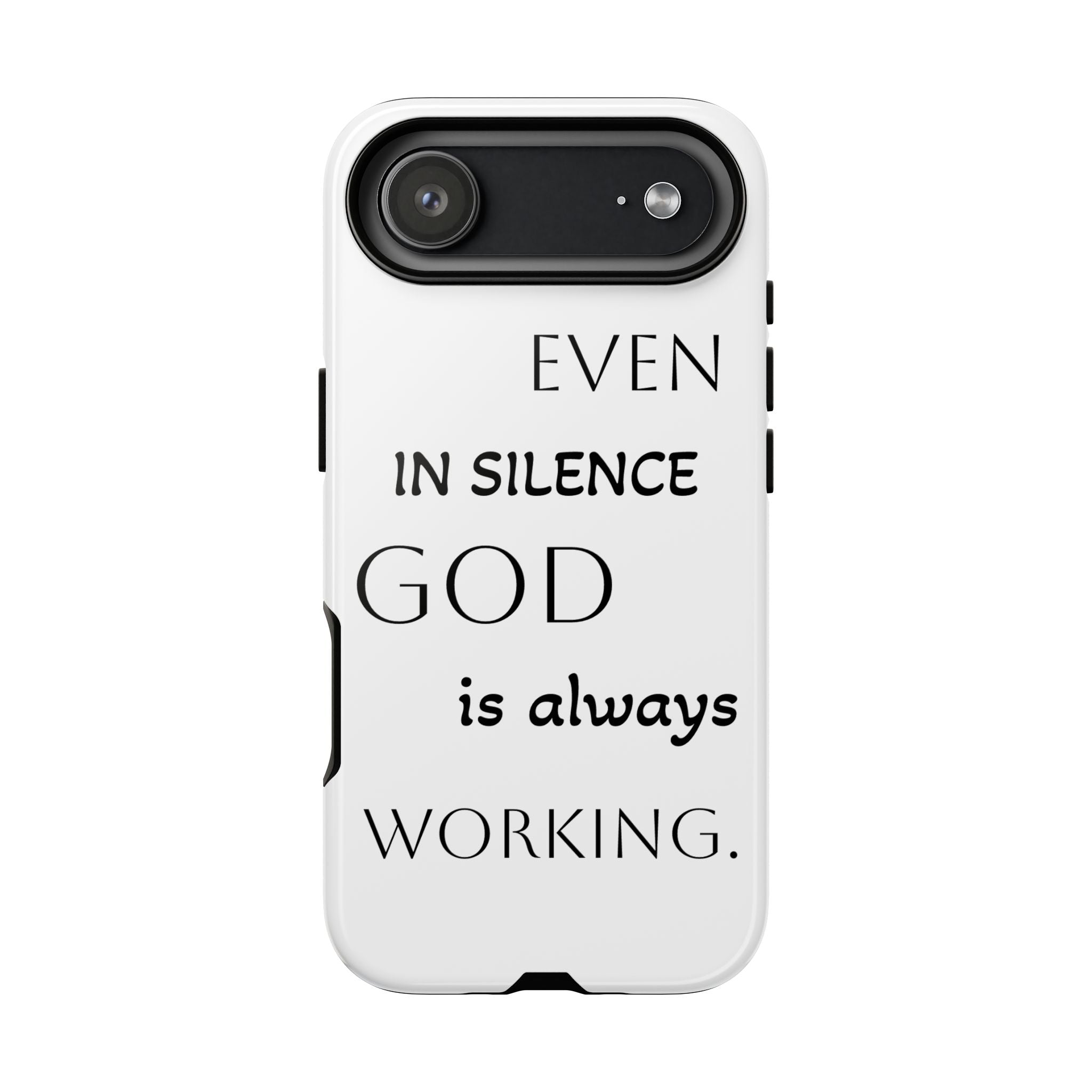 Even In Silence Phone Case