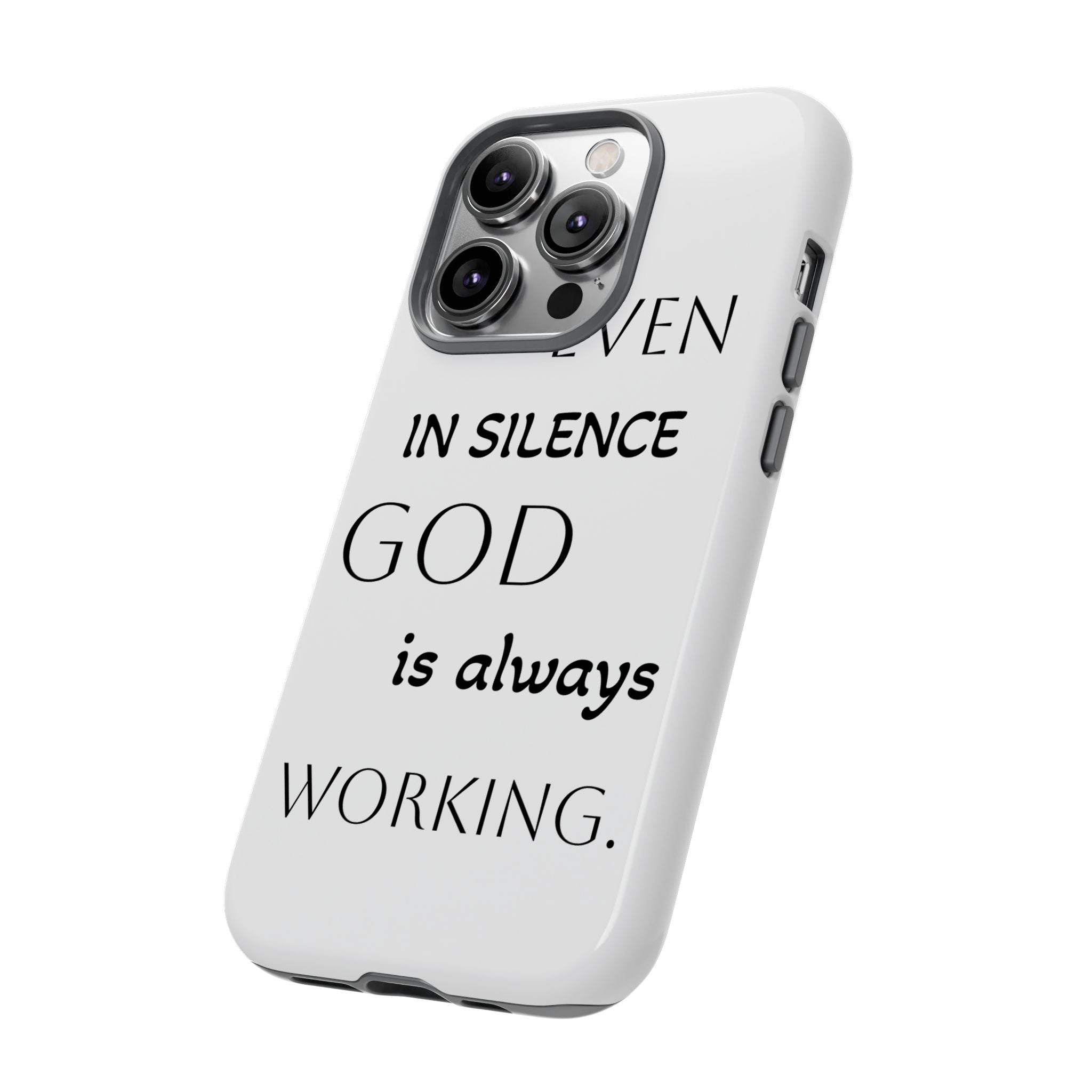 Even In Silence Phone Case