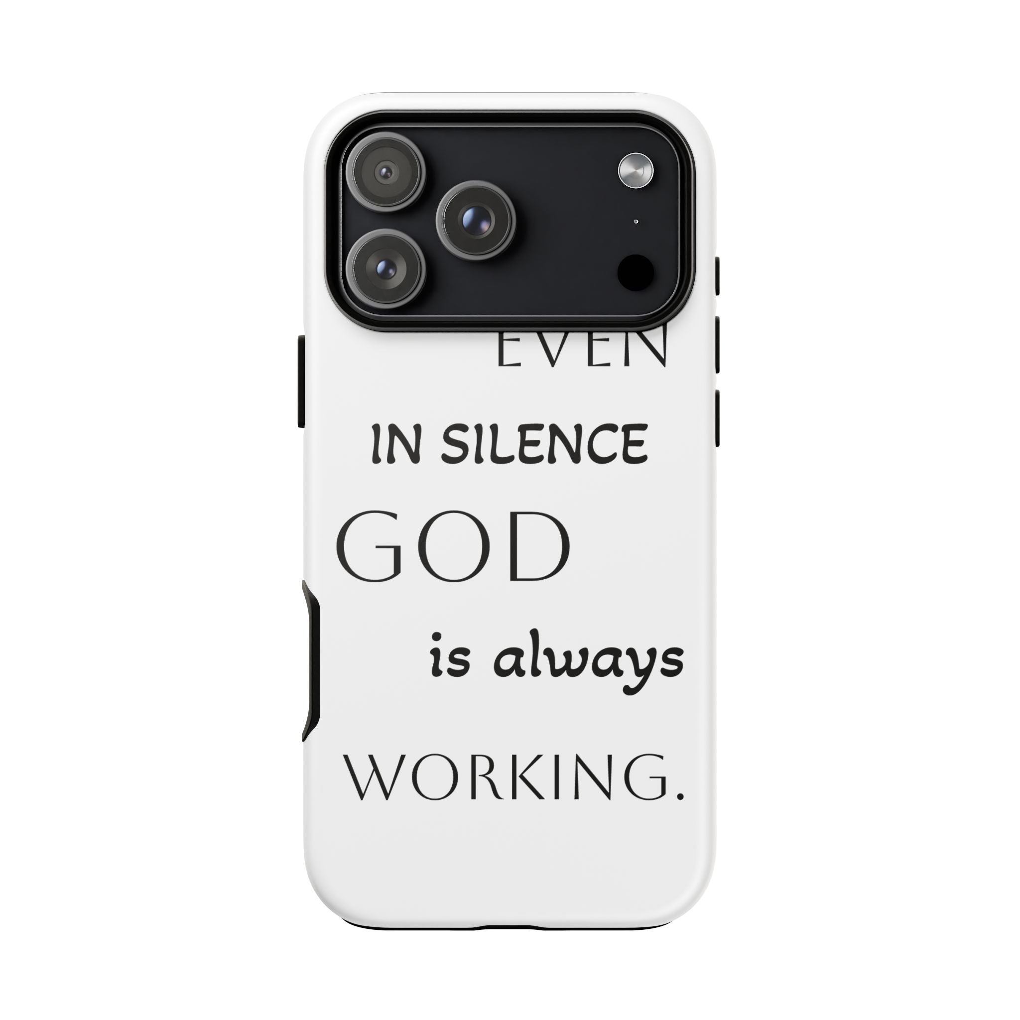 Even In Silence Phone Case