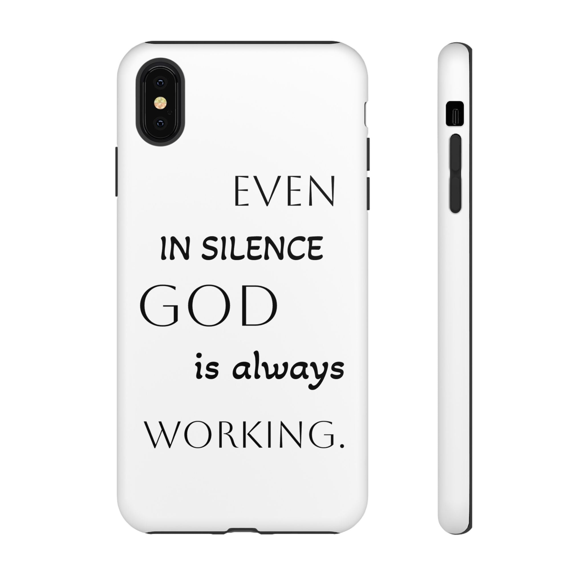 Even In Silence Phone Case