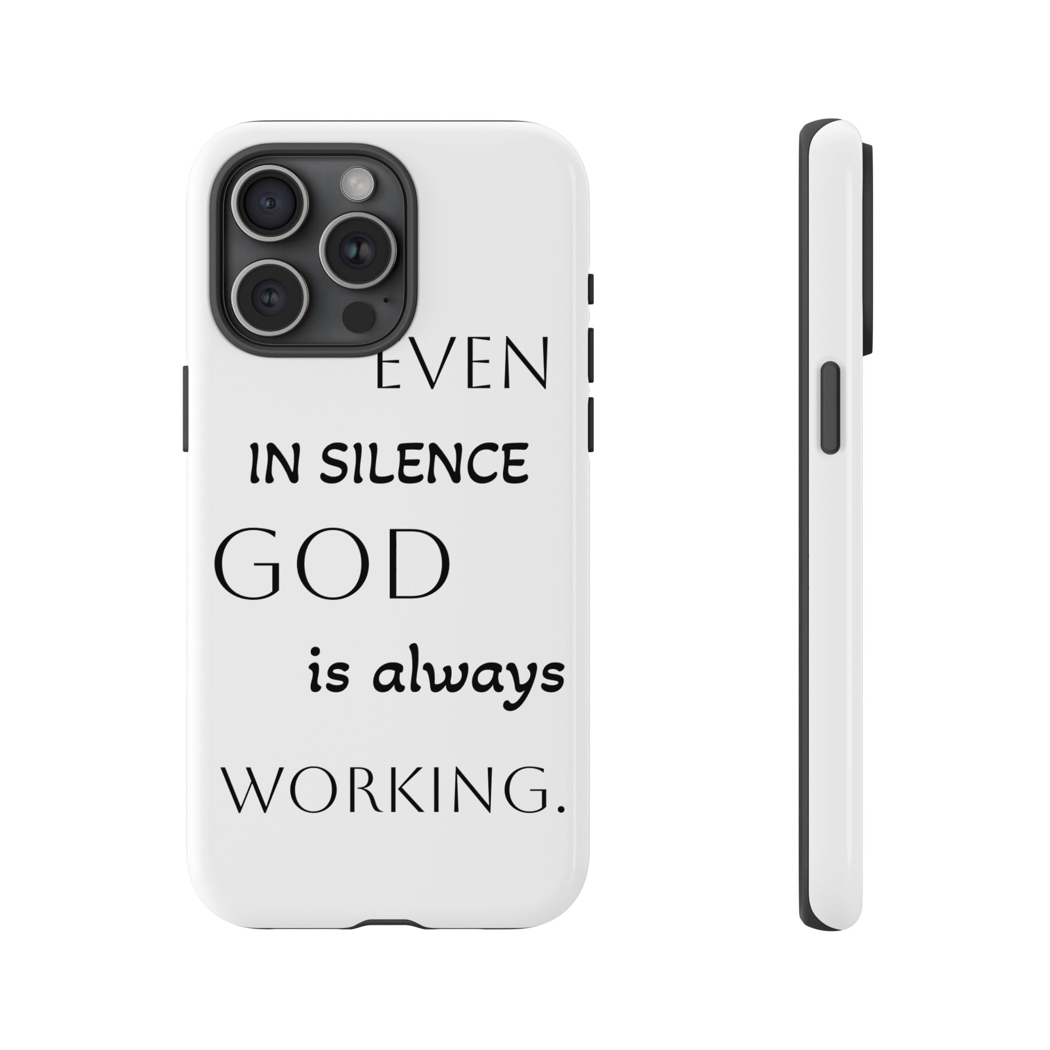 Even In Silence Phone Case