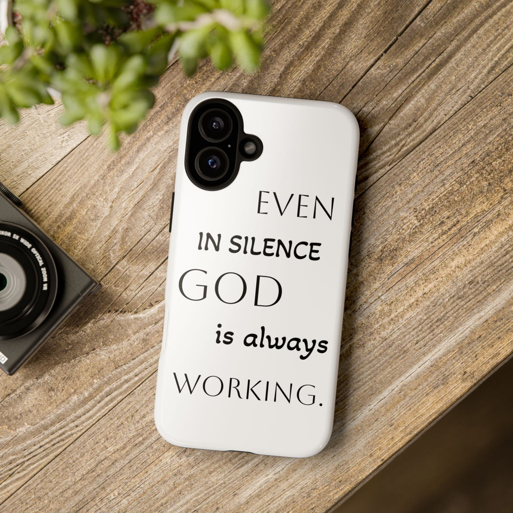 Even In Silence Phone Case