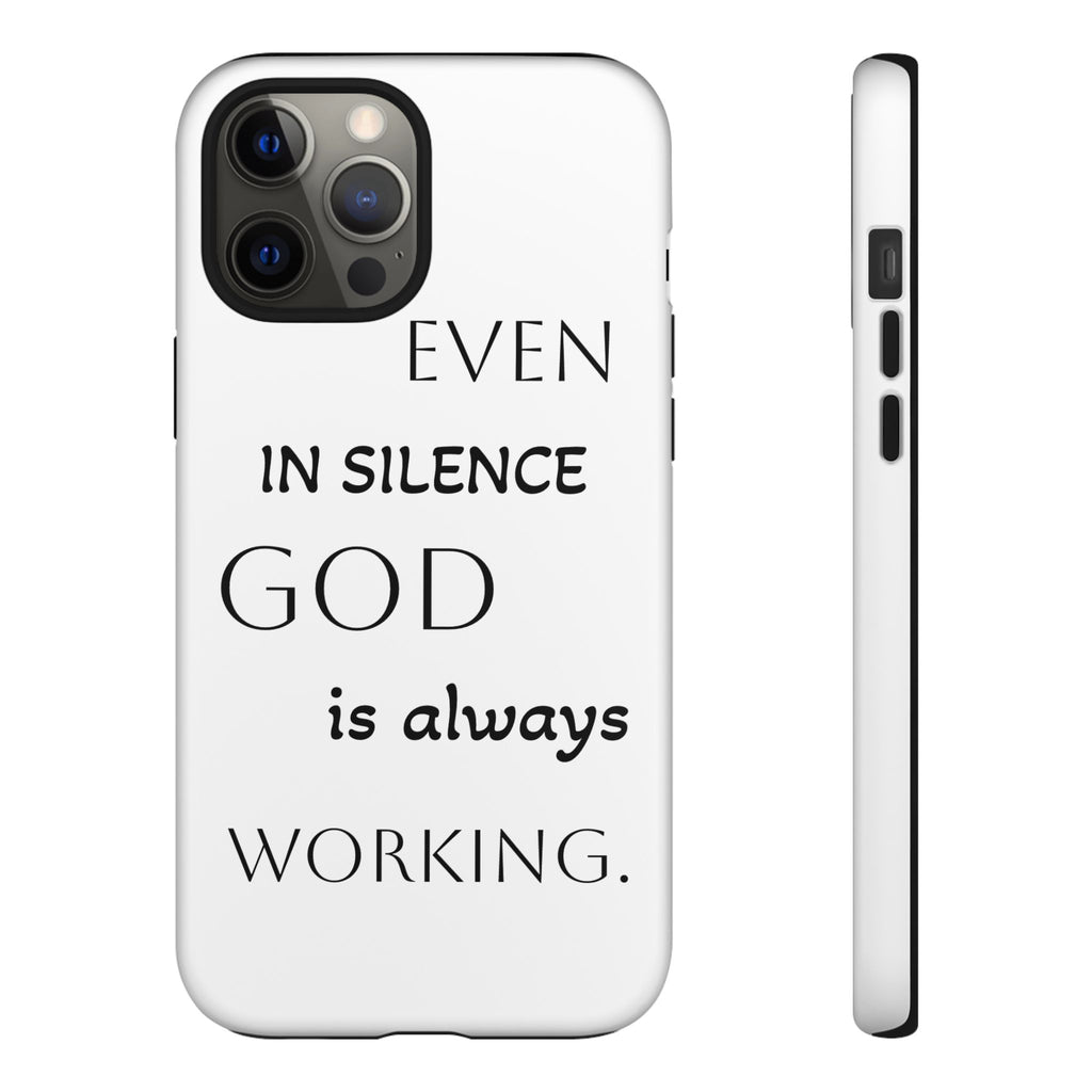 Even In Silence Phone Case