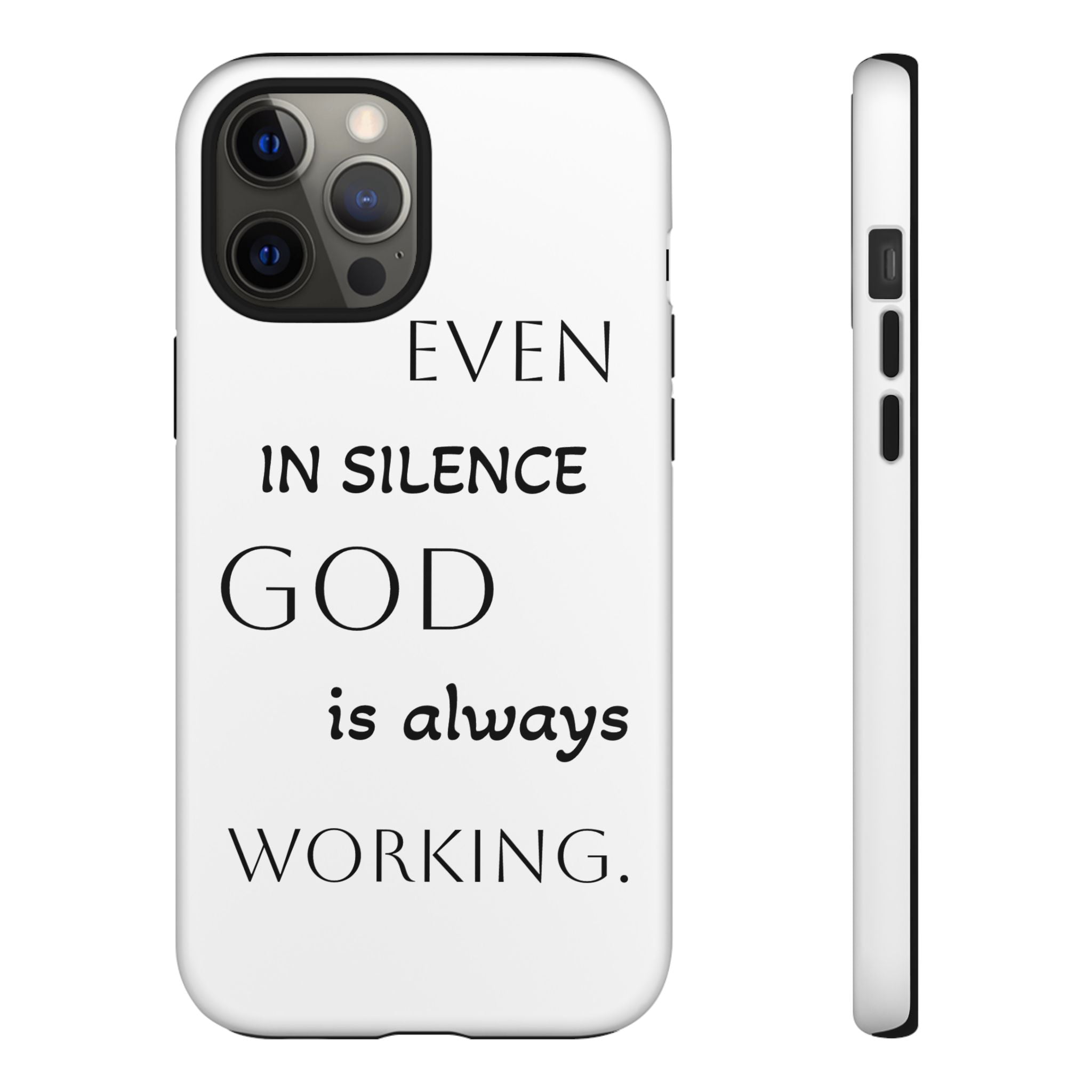Even In Silence Phone Case