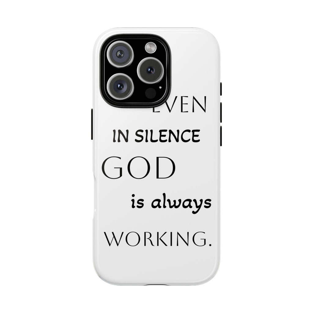 Even In Silence Phone Case