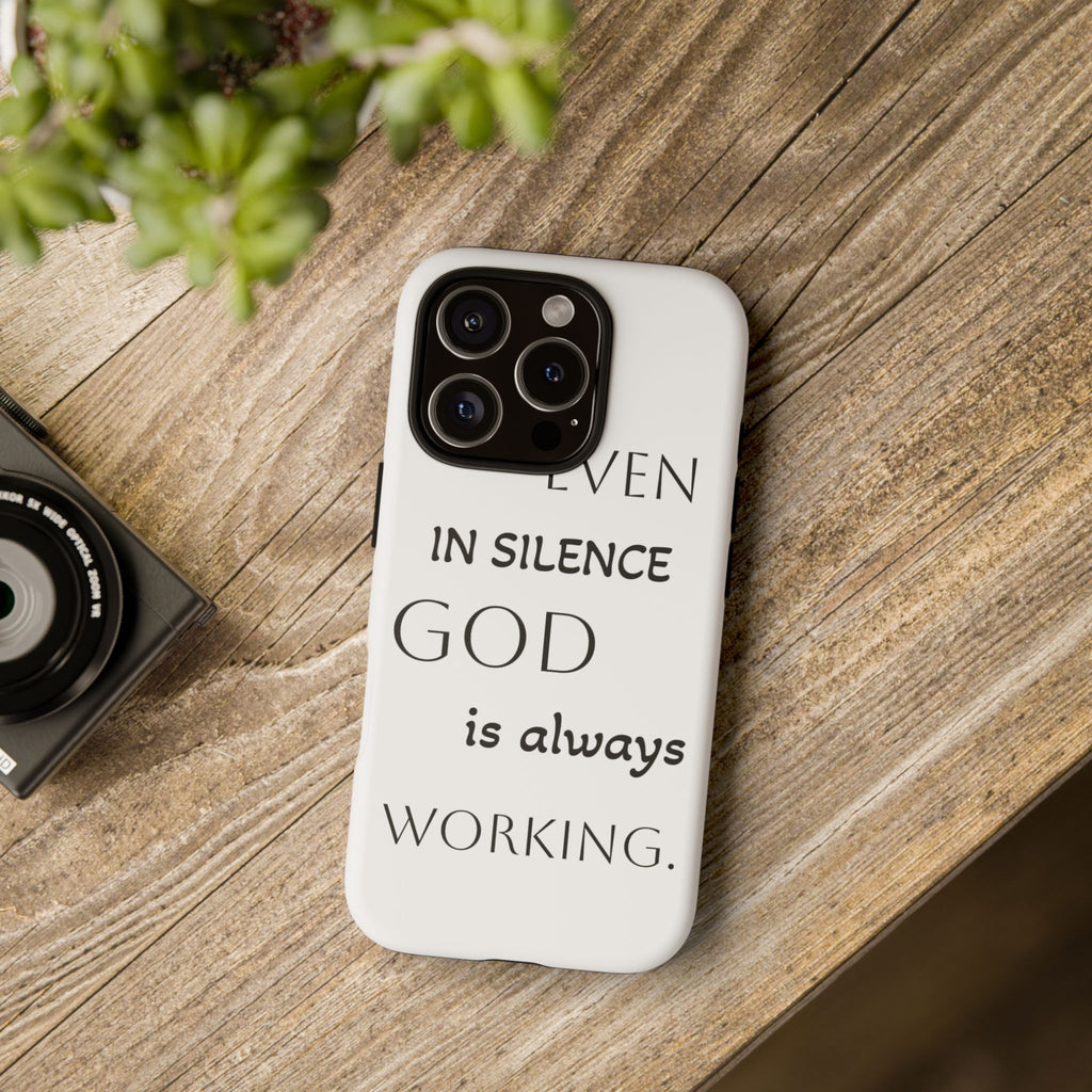 Even In Silence Phone Case