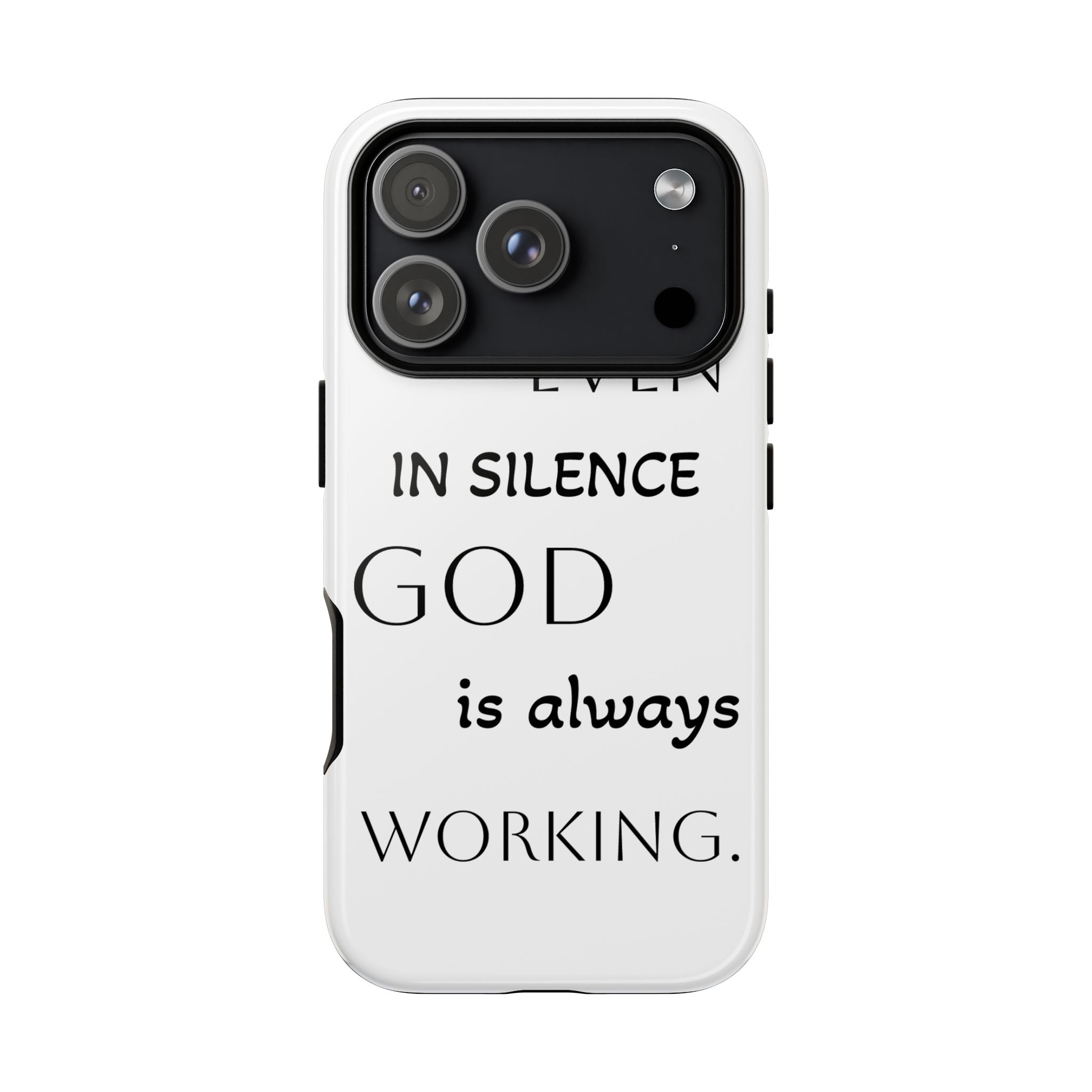 Even In Silence Phone Case
