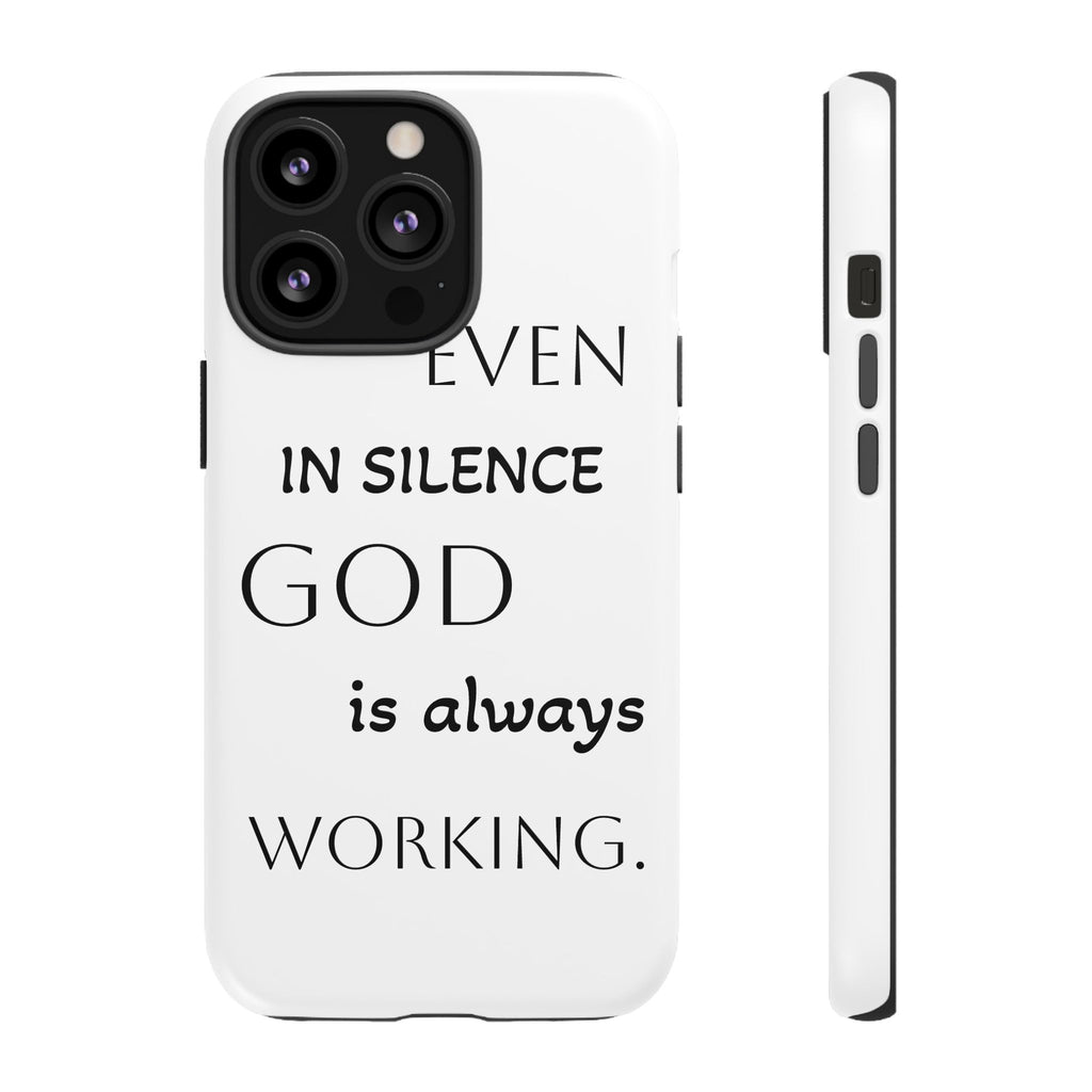 Even In Silence Phone Case