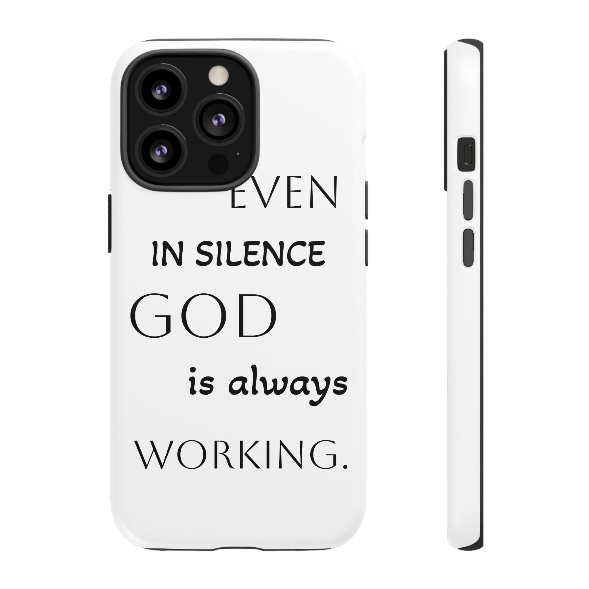 Even In Silence Phone Case