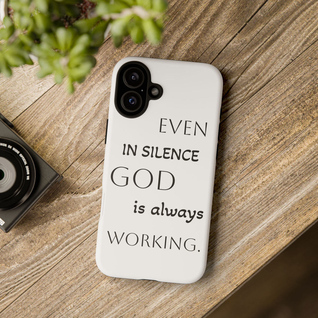 Even In Silence Phone Case