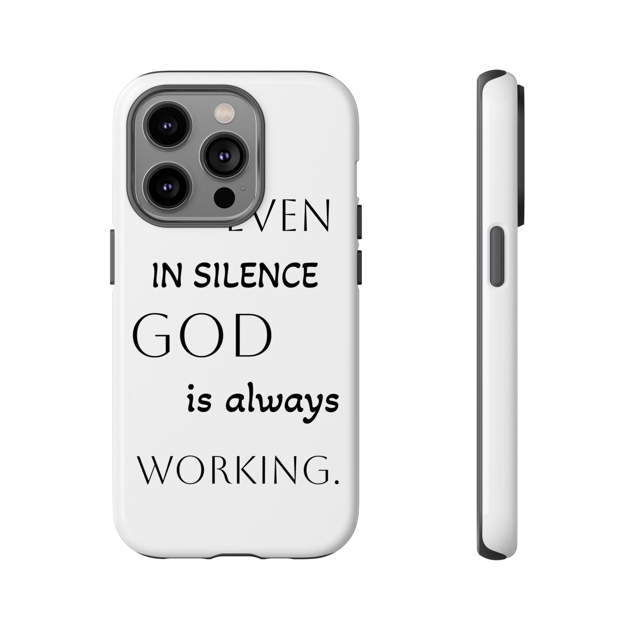 Even In Silence Phone Case