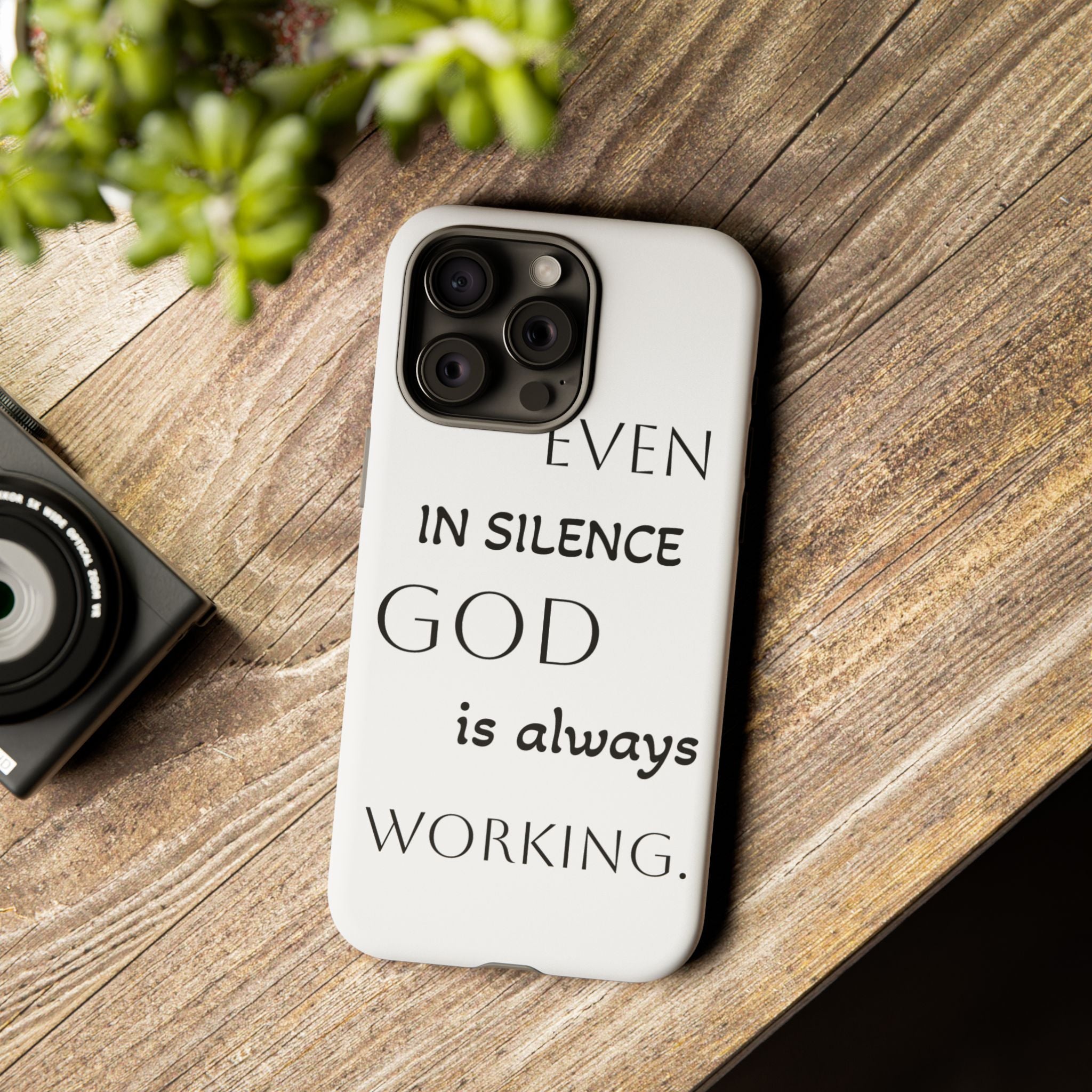 Even In Silence Phone Case