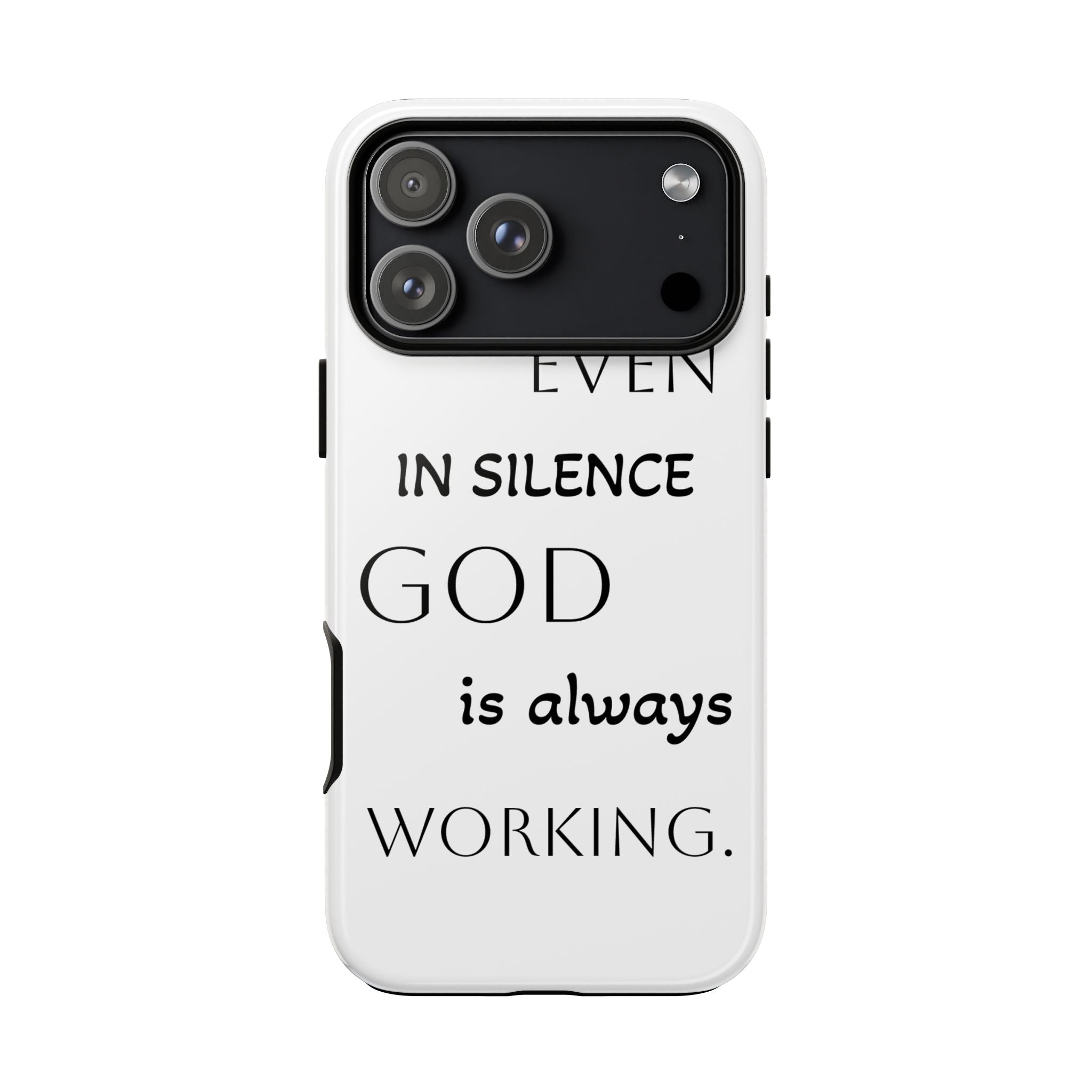 Even In Silence Phone Case