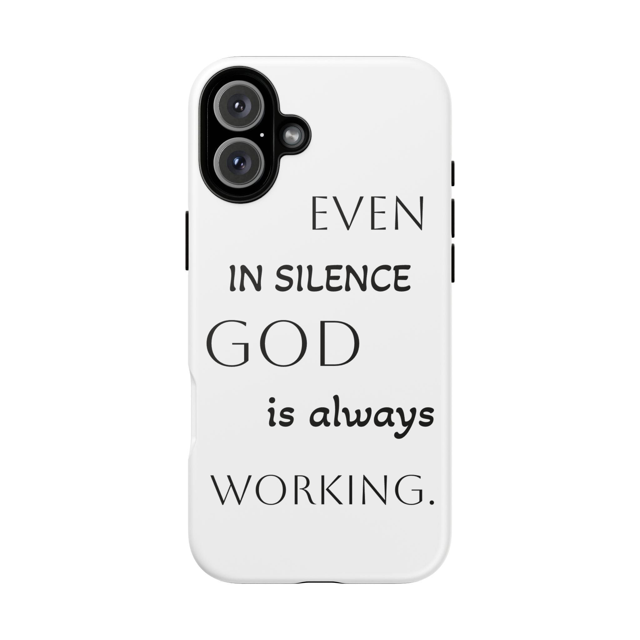 Even In Silence Phone Case