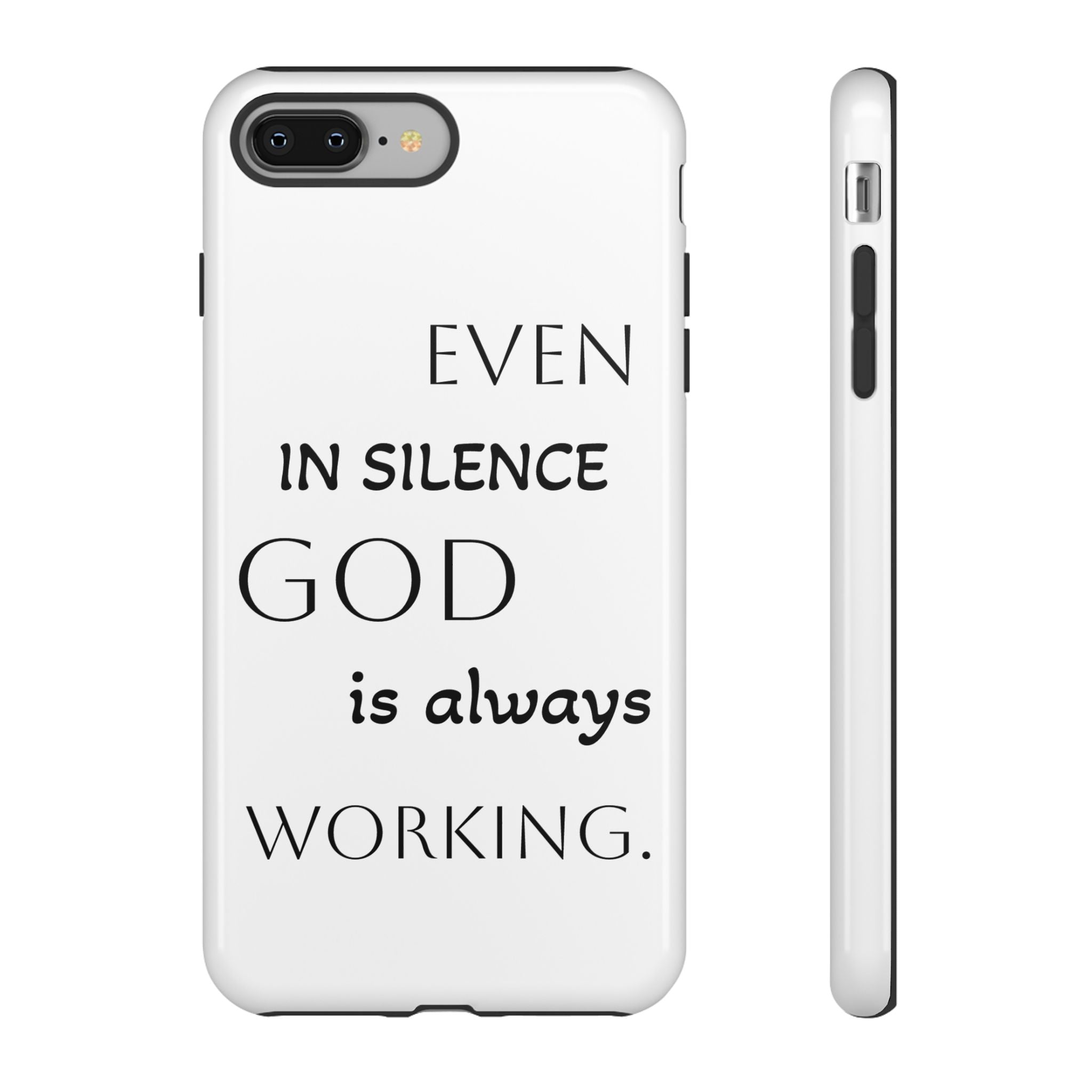 Even In Silence Phone Case