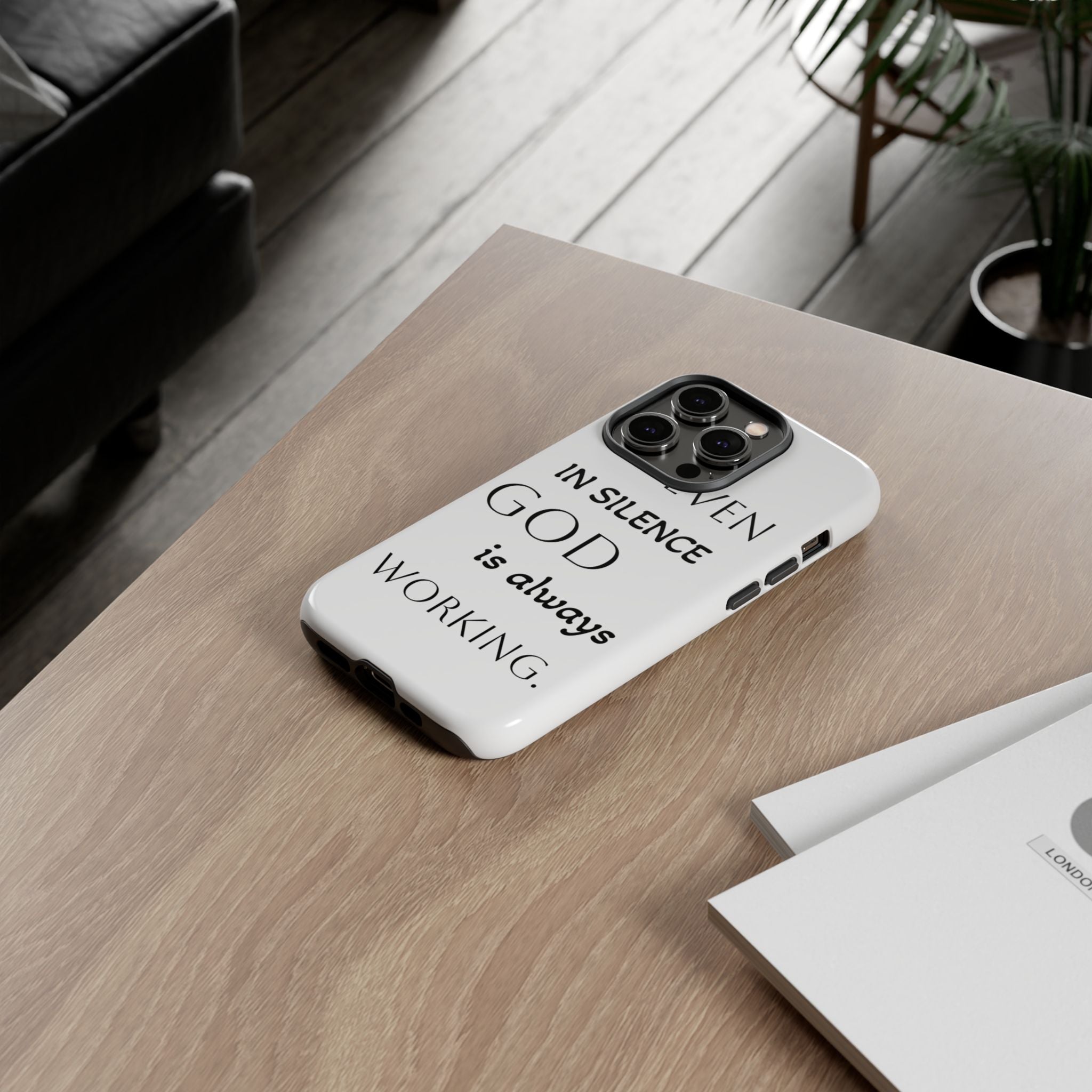 Even In Silence Phone Case