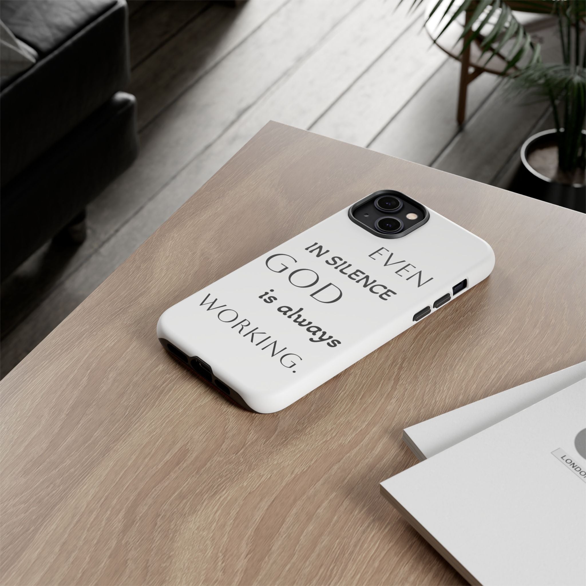 Even In Silence Phone Case