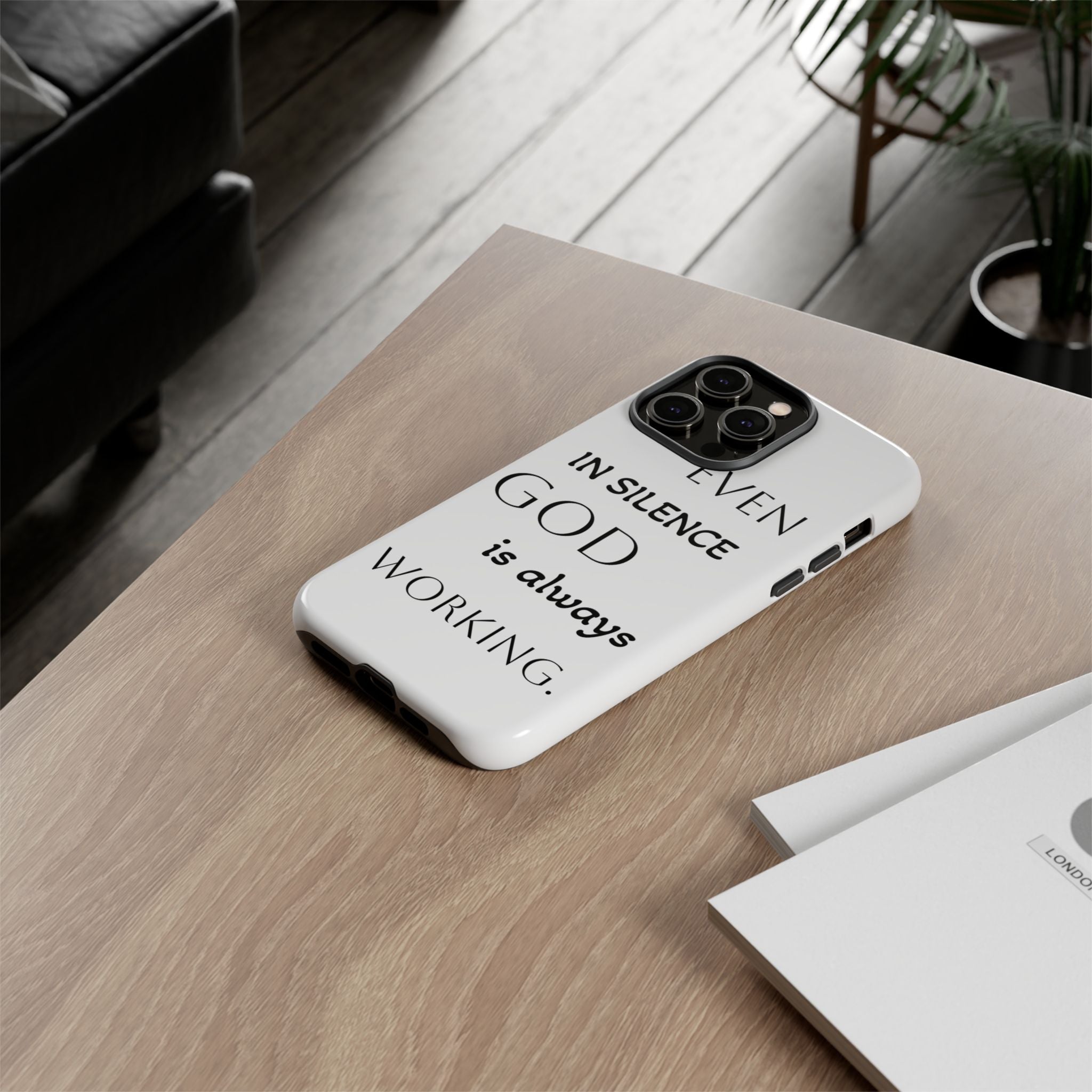 Even In Silence Phone Case