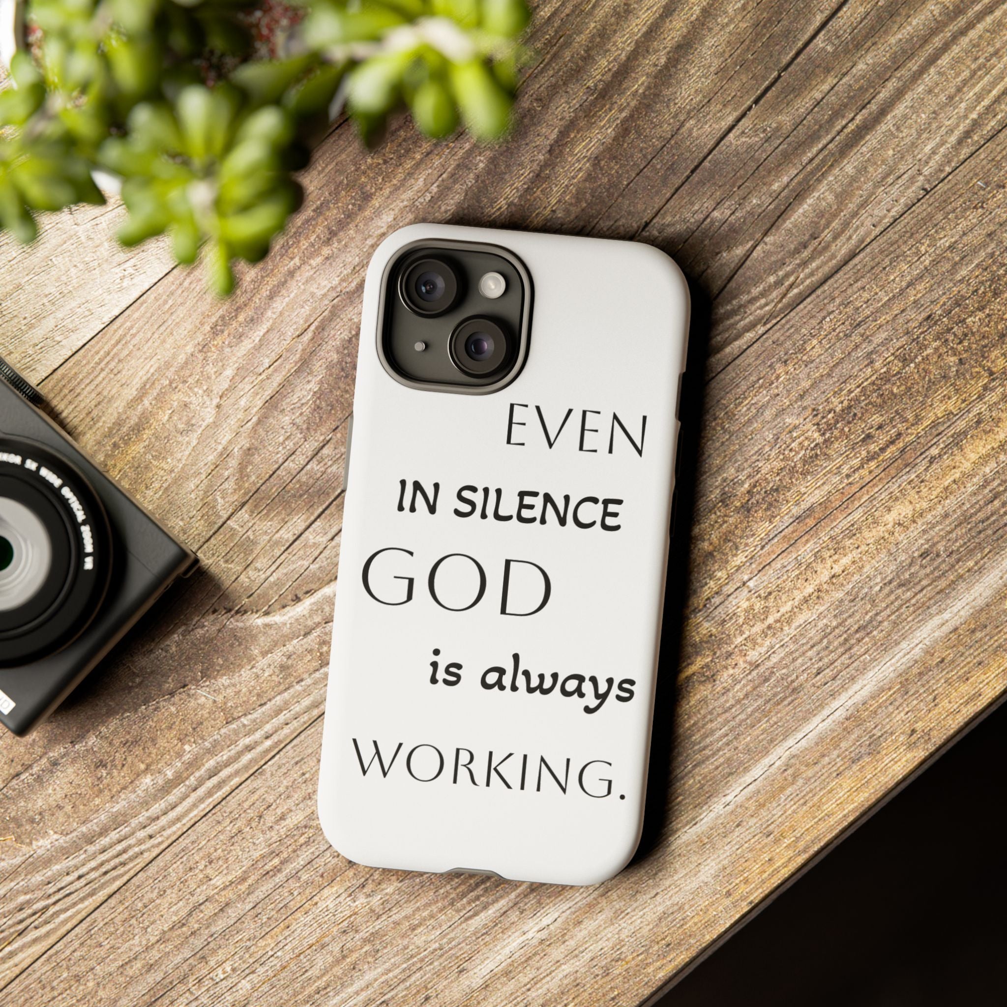 Even In Silence Phone Case