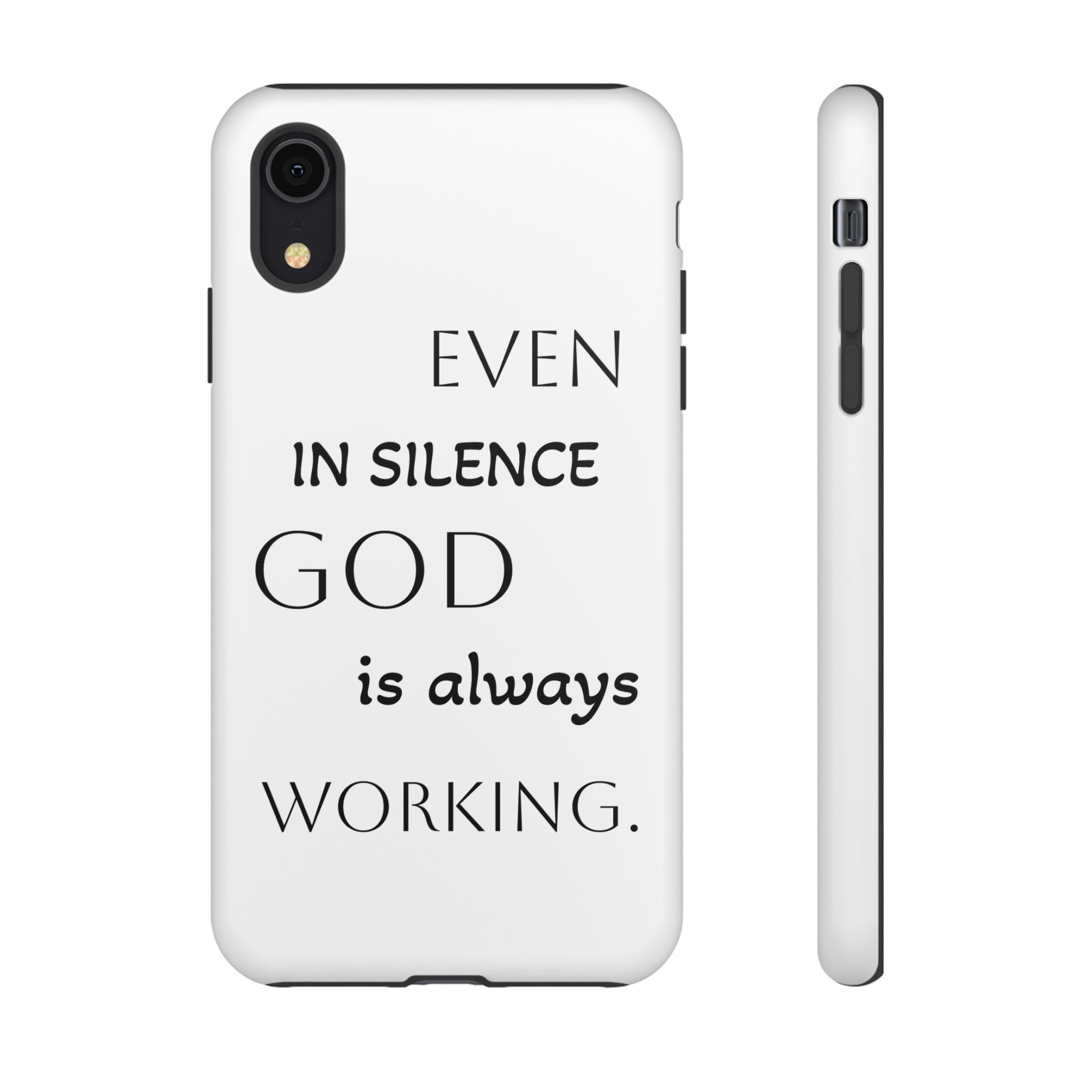 Even In Silence Phone Case