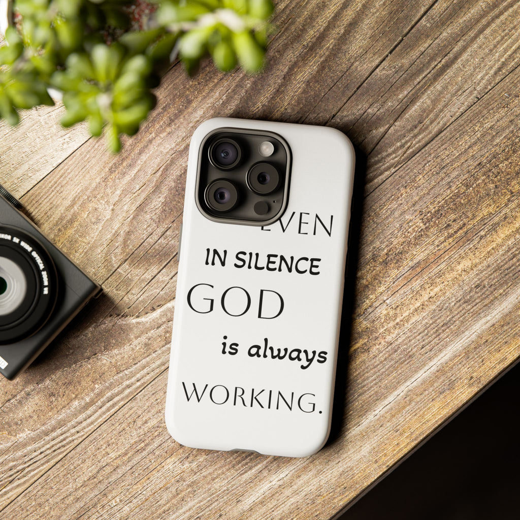 Even In Silence Phone Case