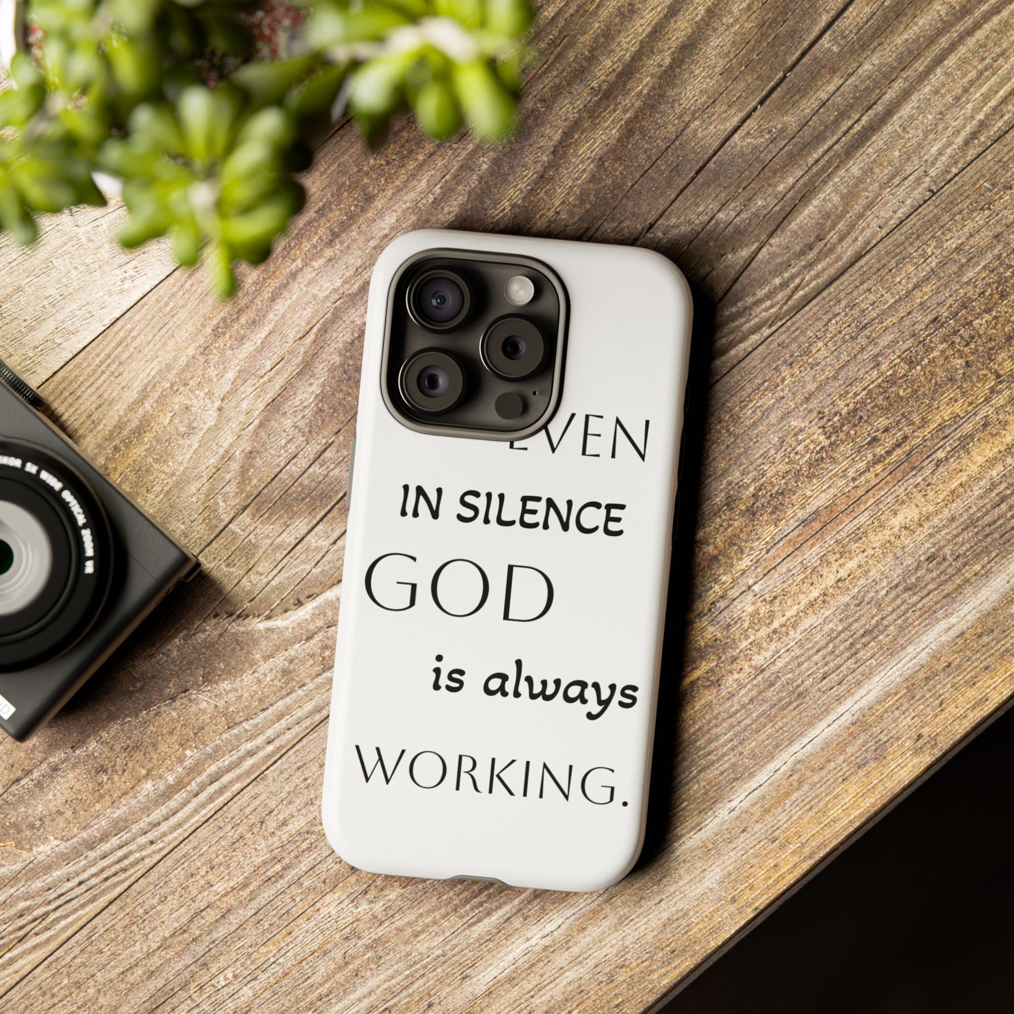 Even In Silence Phone Case