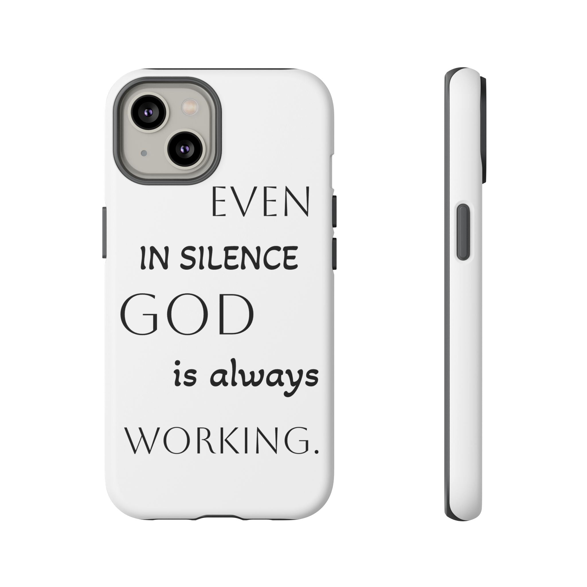 Even In Silence Phone Case